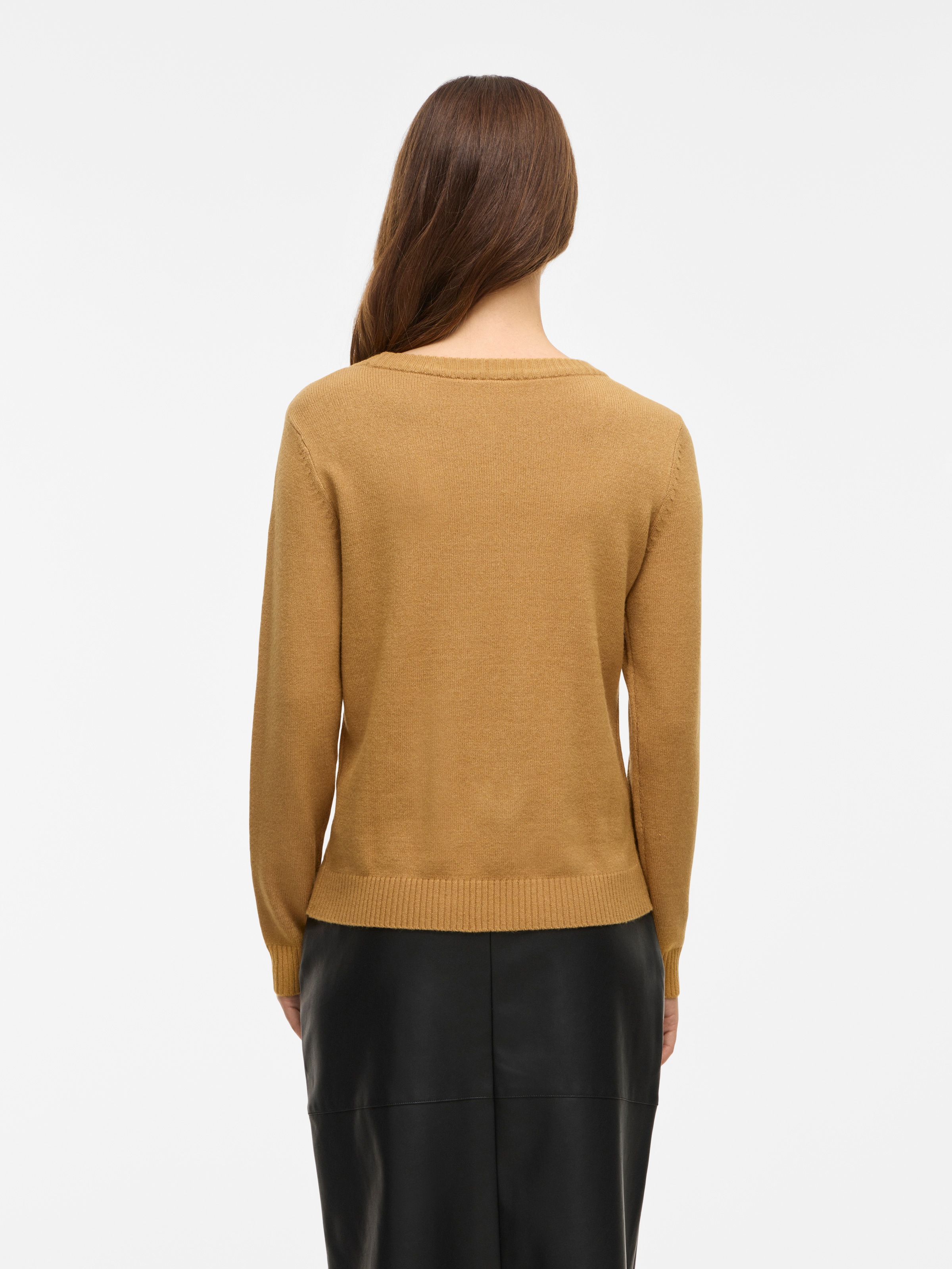 Vila Rundhalspullover »VIRIL O-NECK L/S KNIT TOP - NOOS«
