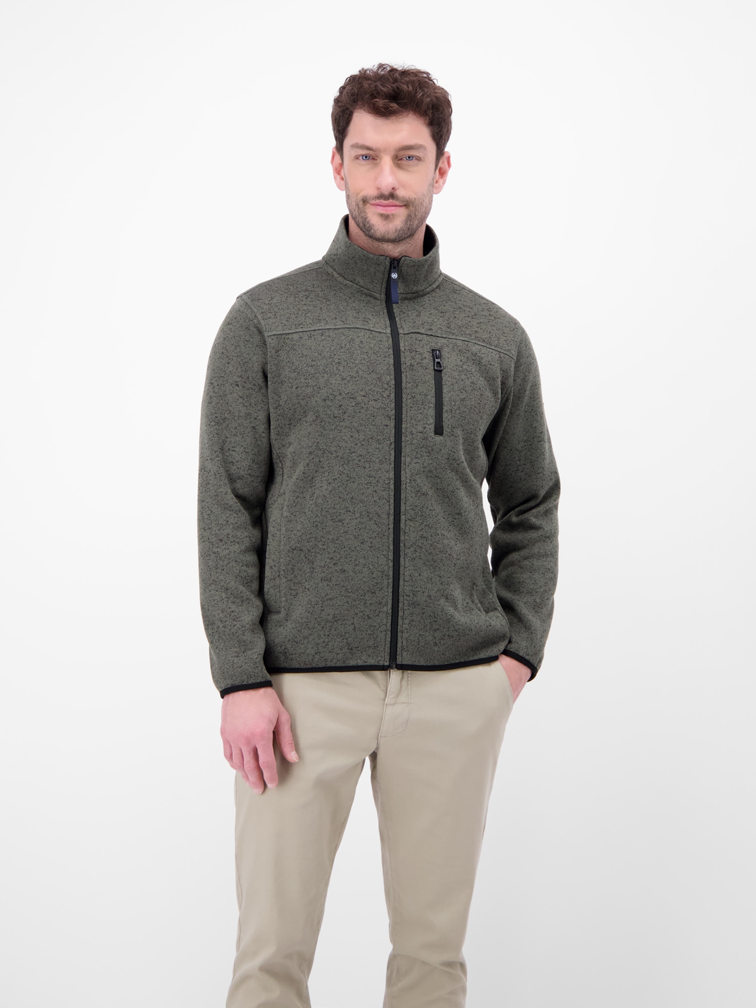 LERROS Sweatjacke »Fleecejacke für Herren - warm, leicht, urban«