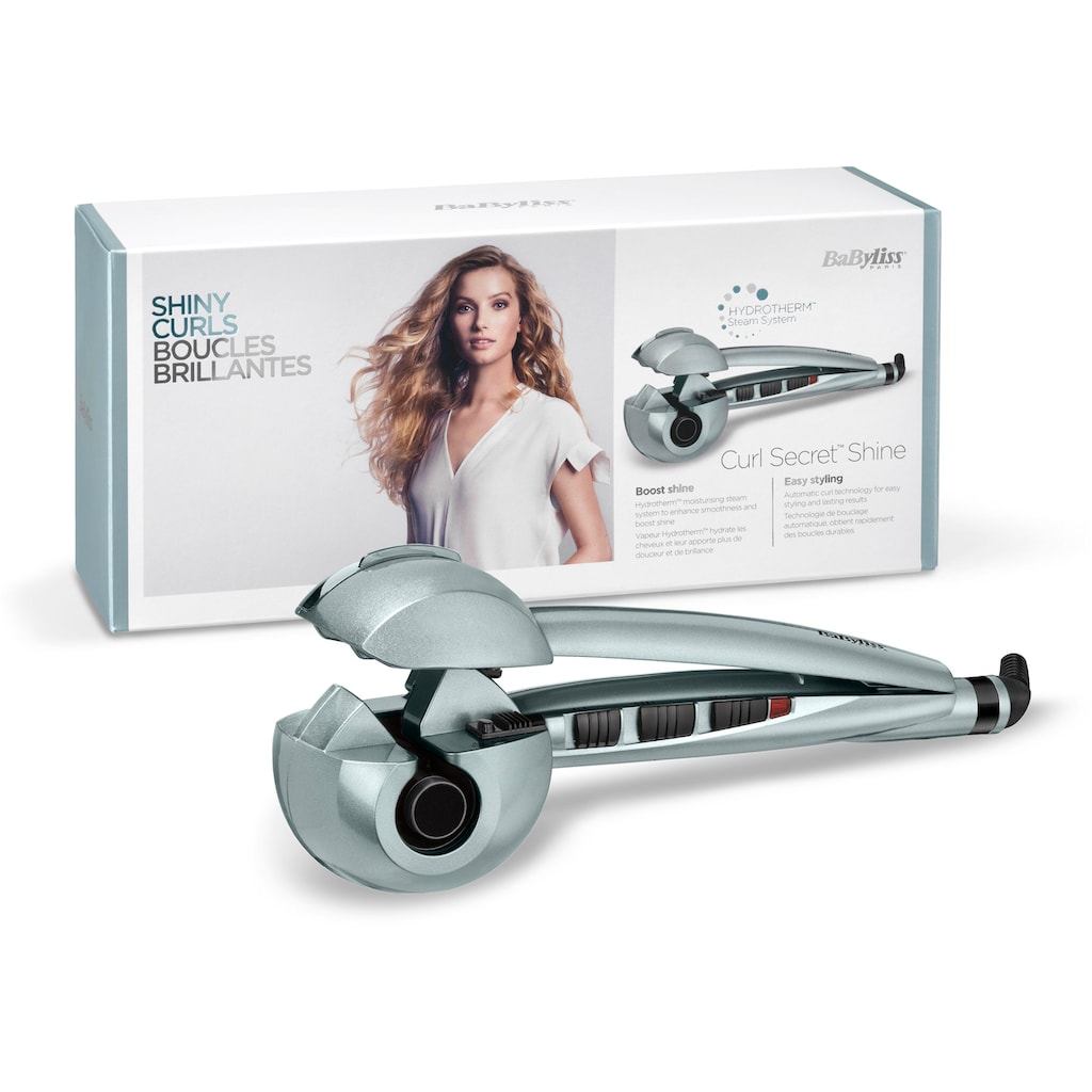 BaByliss Dampflockenstab »C1800E Curl Secret Shine«, Ionen-Keramik-Beschichtung