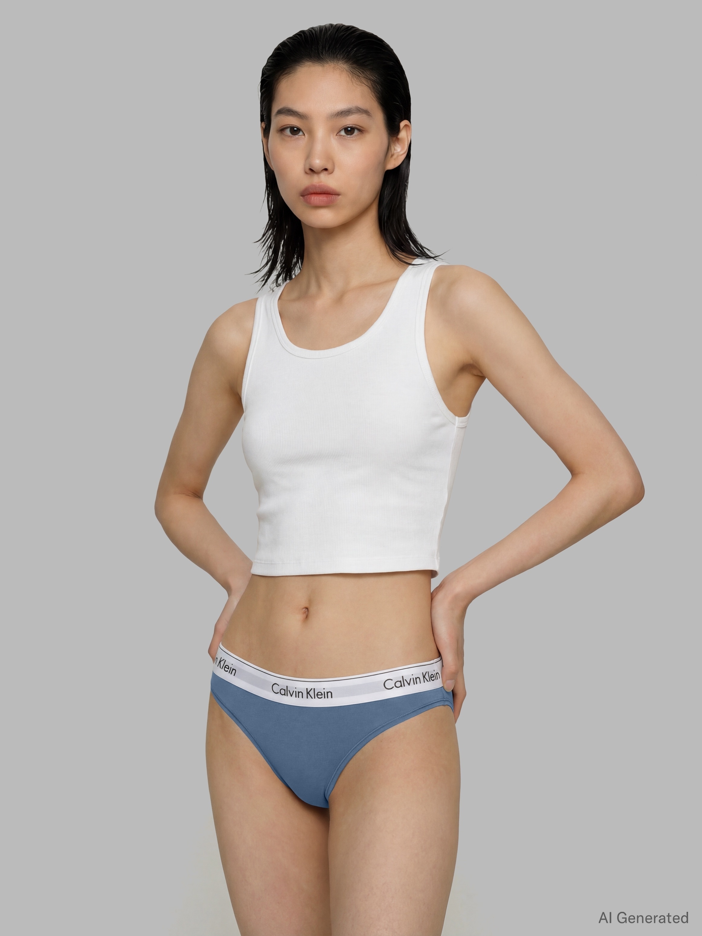 Calvin Klein Underwear Tanga »THONG 2PK« Packung, 2er-Pack,  Körpernahe Passform mit elastischem Bund