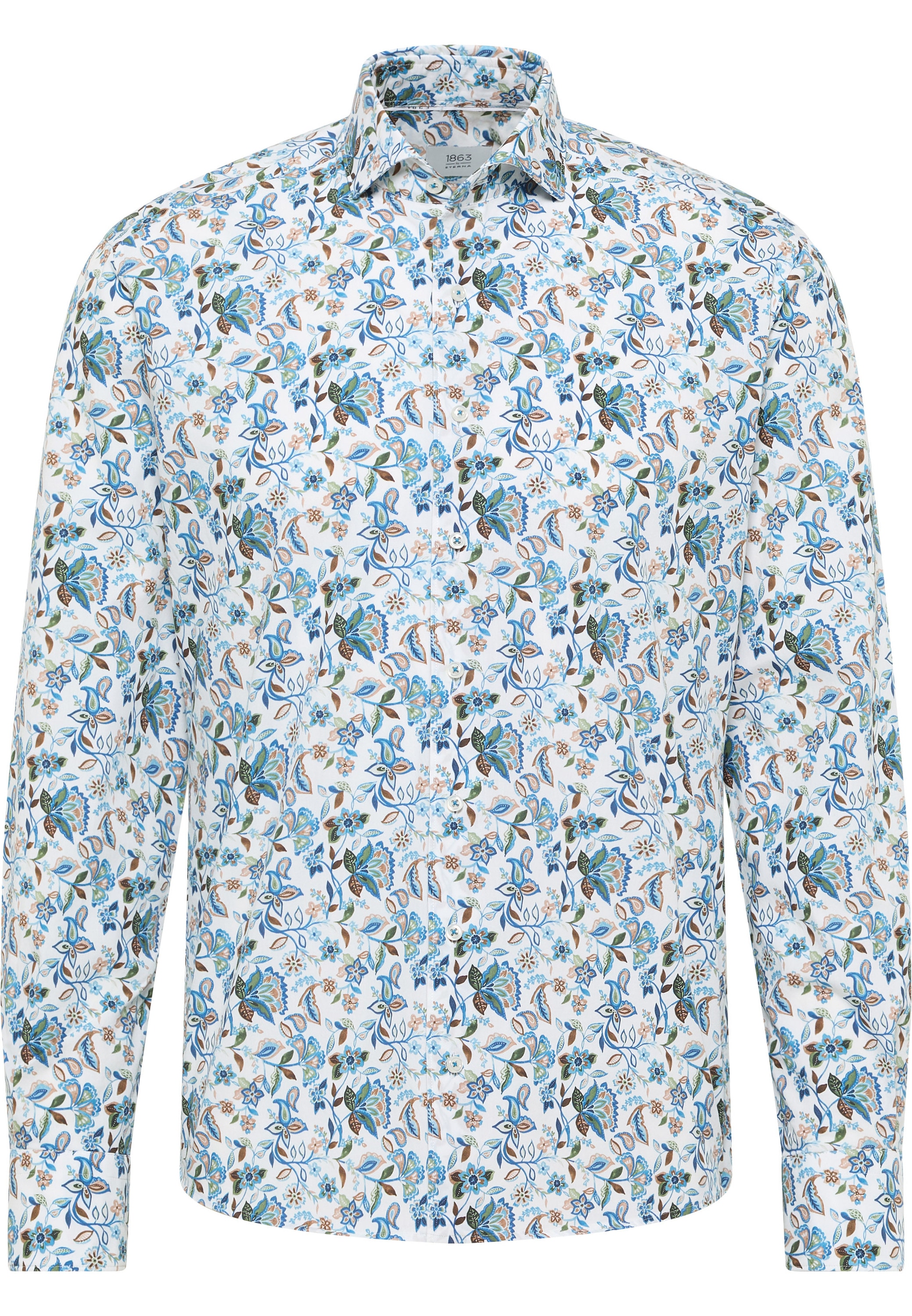 Eterna Langarmhemd »MODERN FIT« EASY IRON (bügelleicht)