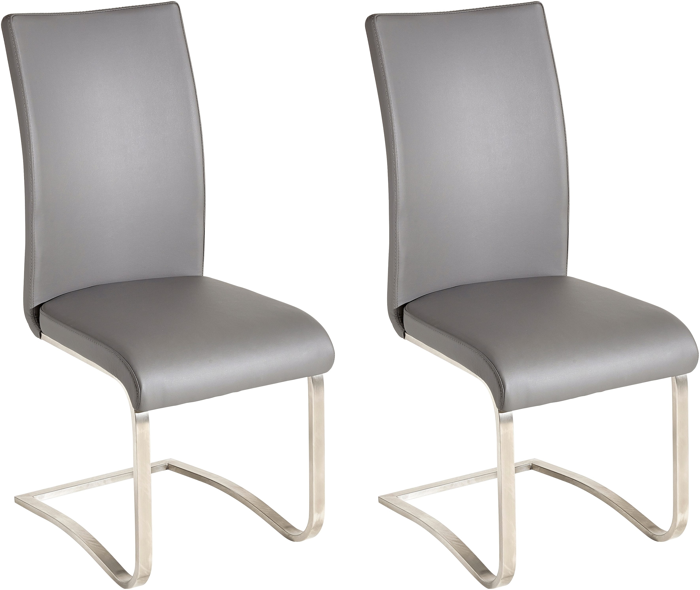 OTTO kaufen Stuhl 130 bis St., 6er-Set, 6 furniture belastbar (Set), Kg Freischwinger »Arco«, Kunstleder, MCA 2er-, bei 4er-,