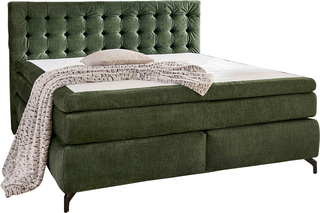 Jockenhöfer Gruppe Boxspringbett »Jessica«, mit Topper, erhältlich in der Größe 180x200cm