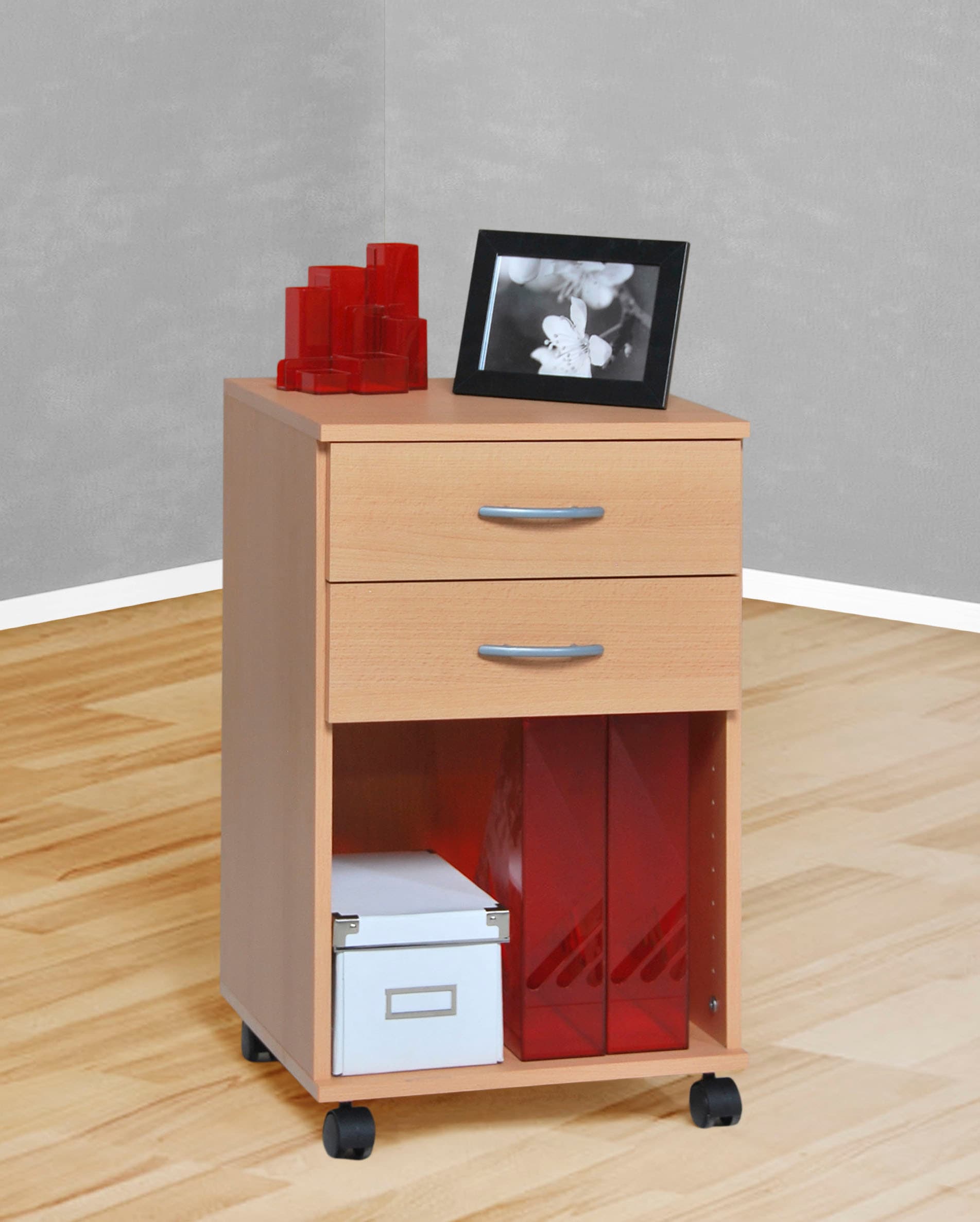 VOGL Möbelfabrik Rollcontainer »Barrie, Bürocontainer,«, (1 St.), verschiedene Ausführungen, mit Schubladen, Höhe 67 cm, Made in Germany