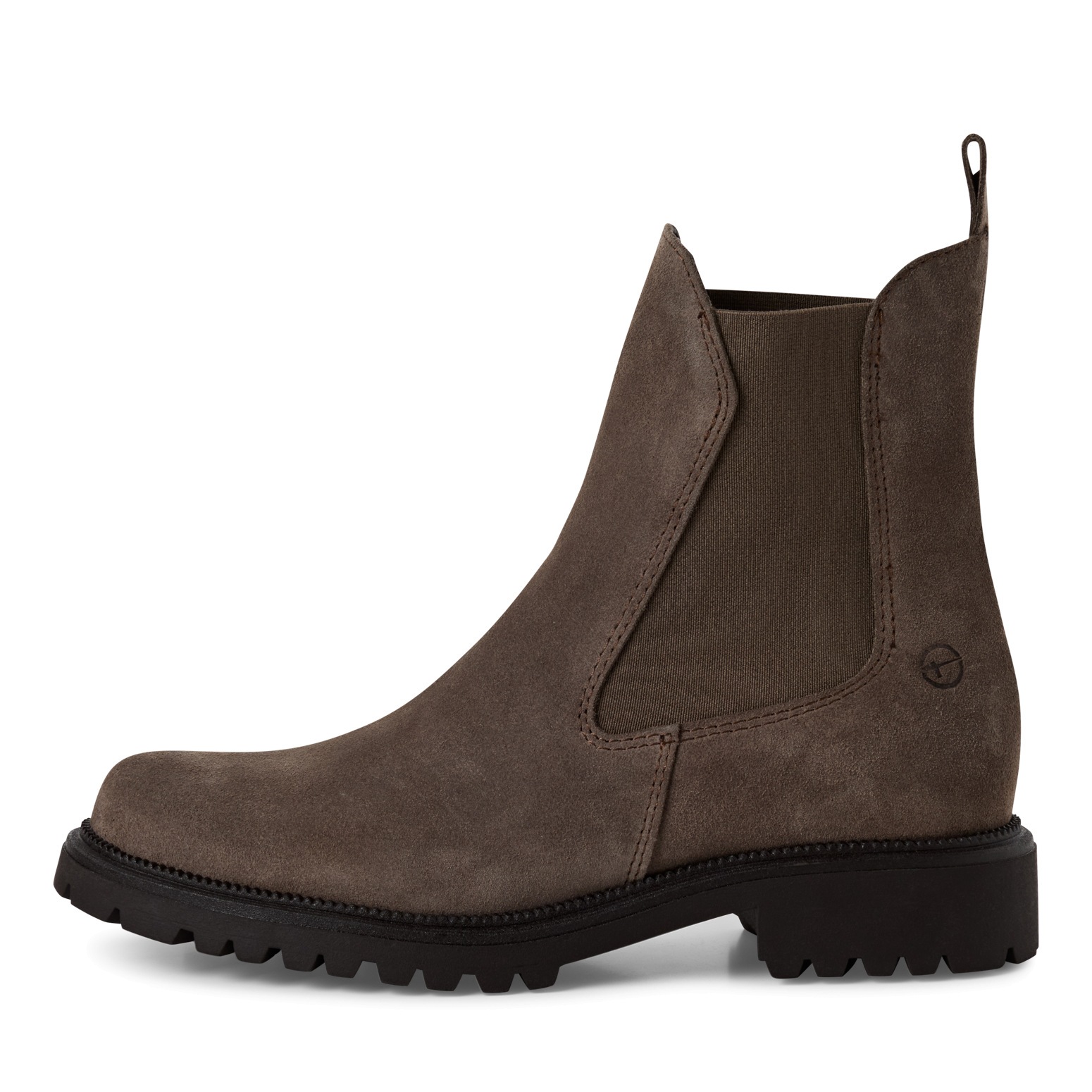 Tamaris Chelseaboots, Blockabsatz, Businessschuh, Schlupfboots mit Stretcheinsätzen