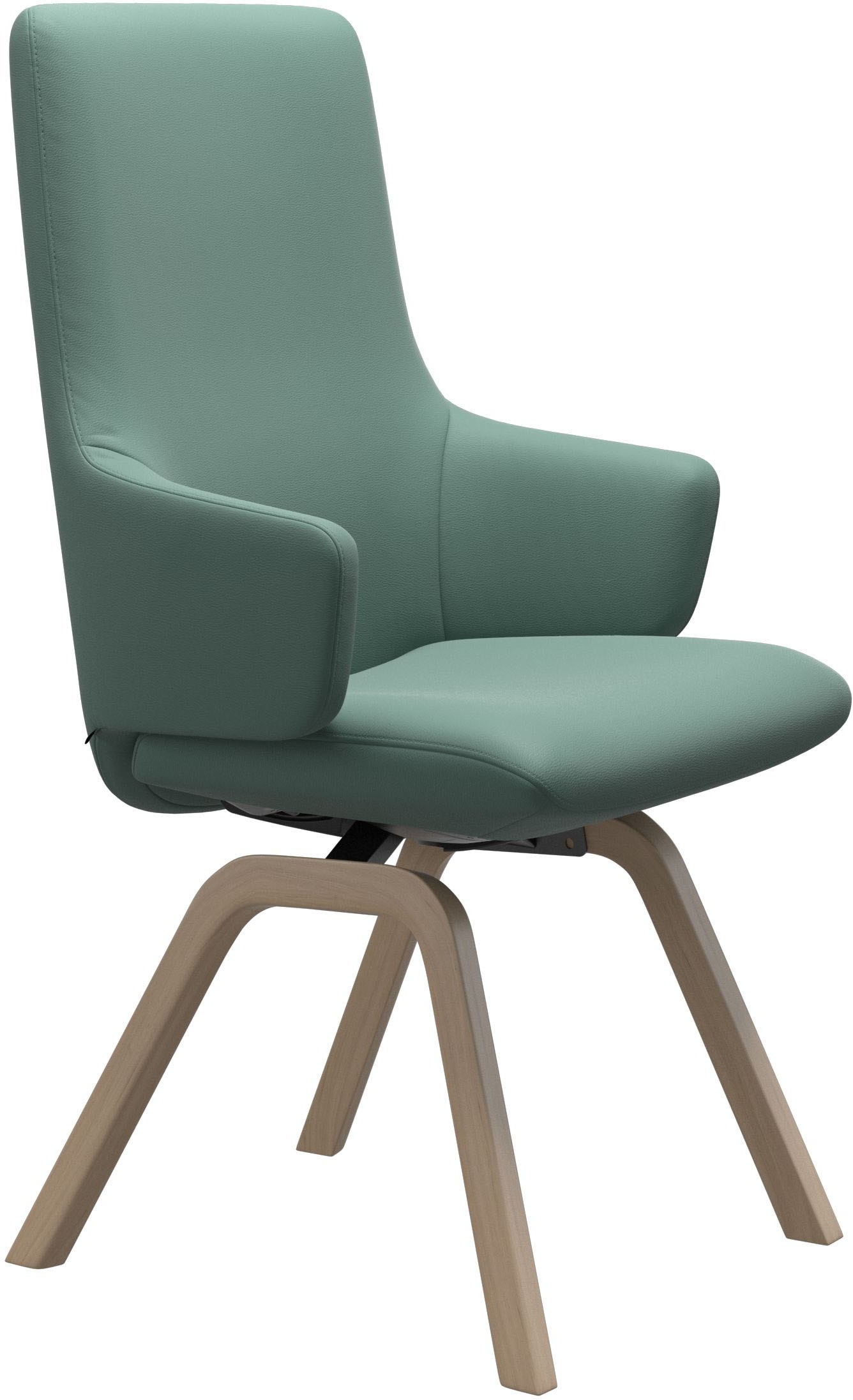 Stressless® Polsterstuhl »Laurel«, Leder PALOMA, High Back mit Armlehne, Größe L, mit schräggestellten Beinen in Eiche
