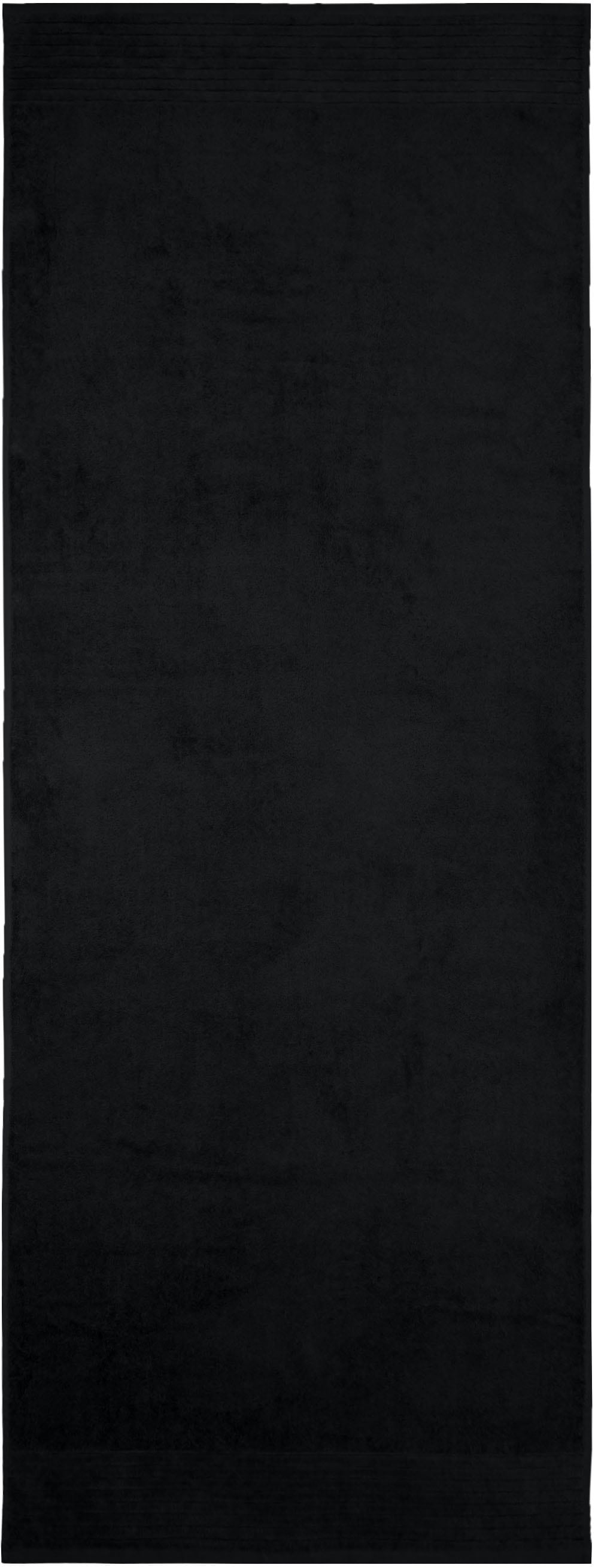 my home Saunatuch »Sanremo Premium, Premium Handtücher, 600 gr/m², 80x200cm«, (Set, 2 St., 2x 80x200), mit Bordüre, einfarbig, flauschig und weich, dicke Qualität