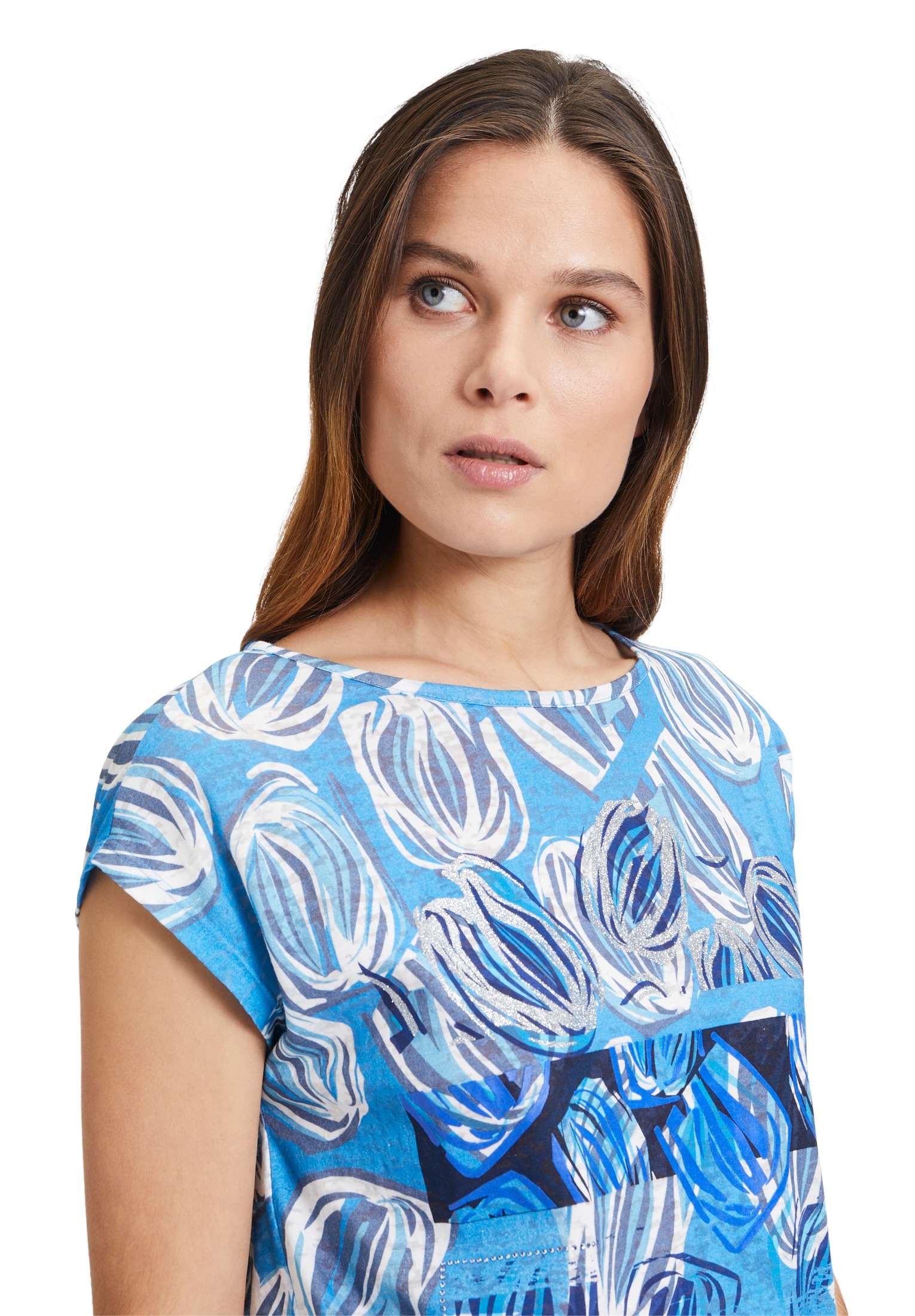 Betty Barclay Kurzarmshirt »Printshirt mit Struktur«