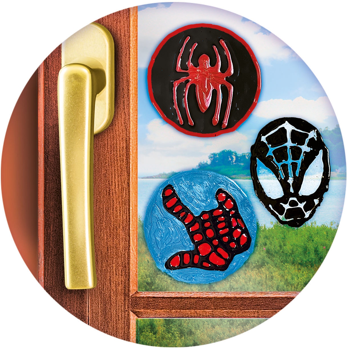 Clementoni® Kreativset »Fensterbilder Marvel«, Made in Europe