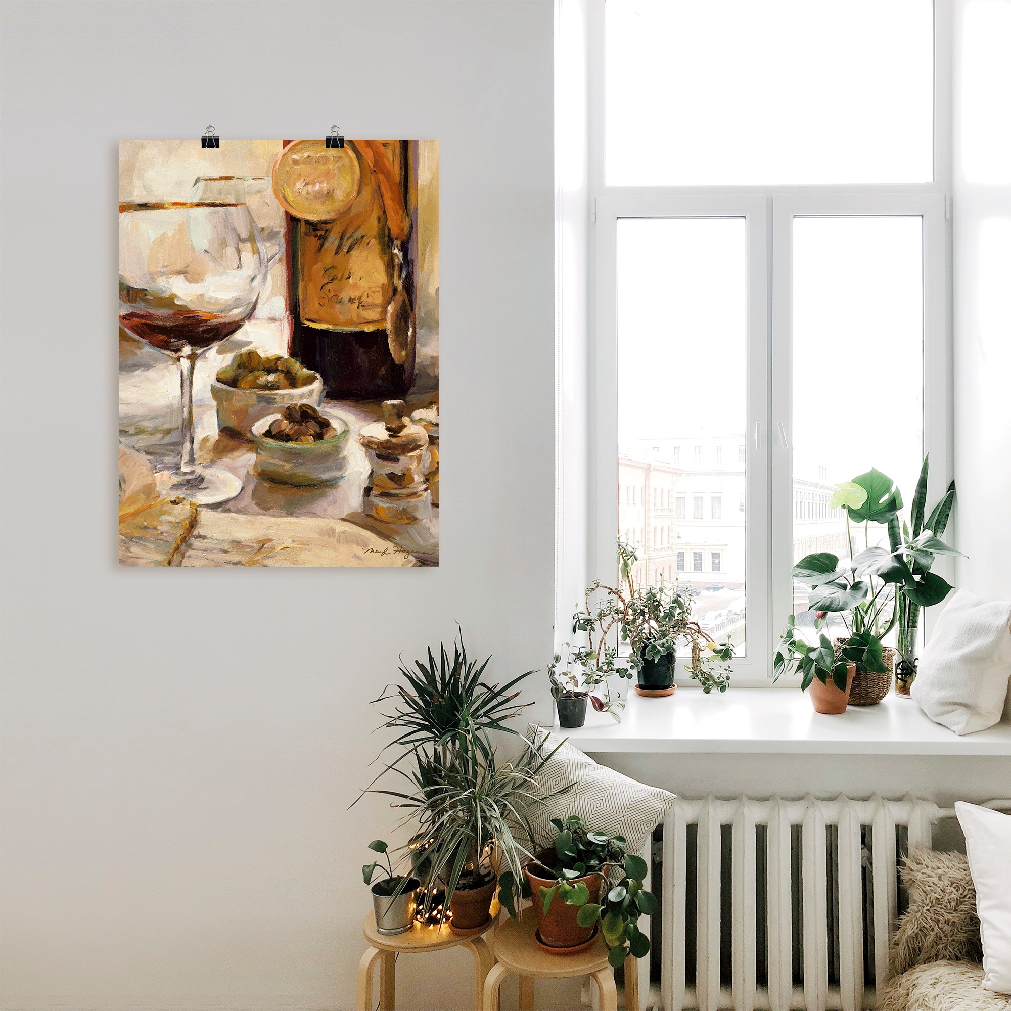 Artland Wandbild »Ausgezeichneter Wein«, Getränke, (1 St.), als Leinwandbild, Poster in verschied. Größen