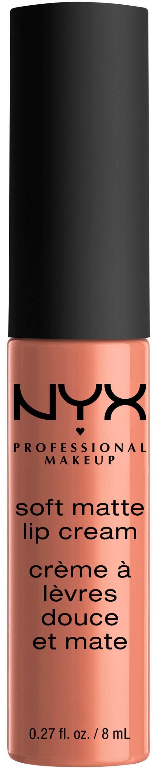 NYX Lippenstift »Professional Makeup Soft Matte Lip Cream«, mit natürlichen Inhaltstoffen