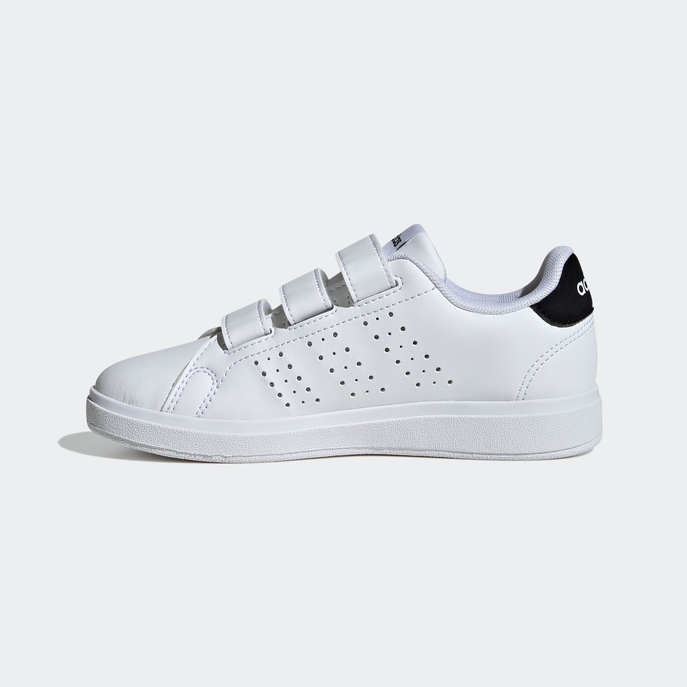 adidas Sportswear Klettschuh »ADVANTAGE BASE 2.0 KIDS«, Design auf den Spuren des adidas Stan Smith