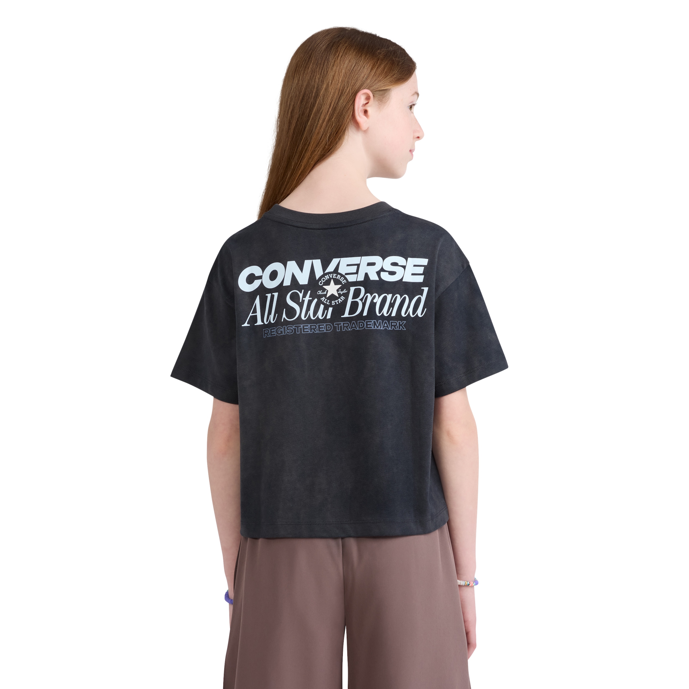 Converse T-Shirt »CNVG PRINTED WASH BOXY TEE« für Kinder, sportlicher Stil, weiches Jersey-Material