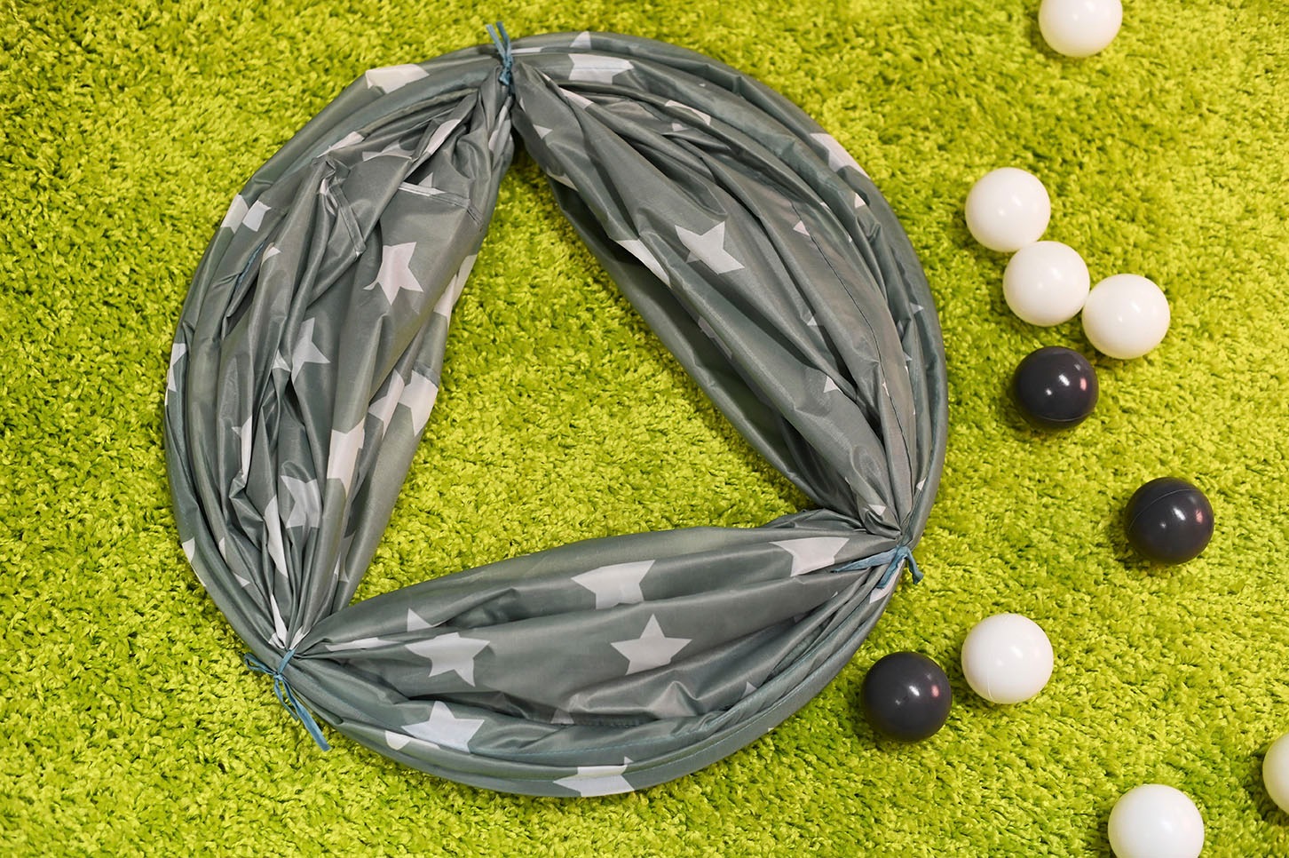 Knorrtoys® Spieltunnel »Green White Stars«