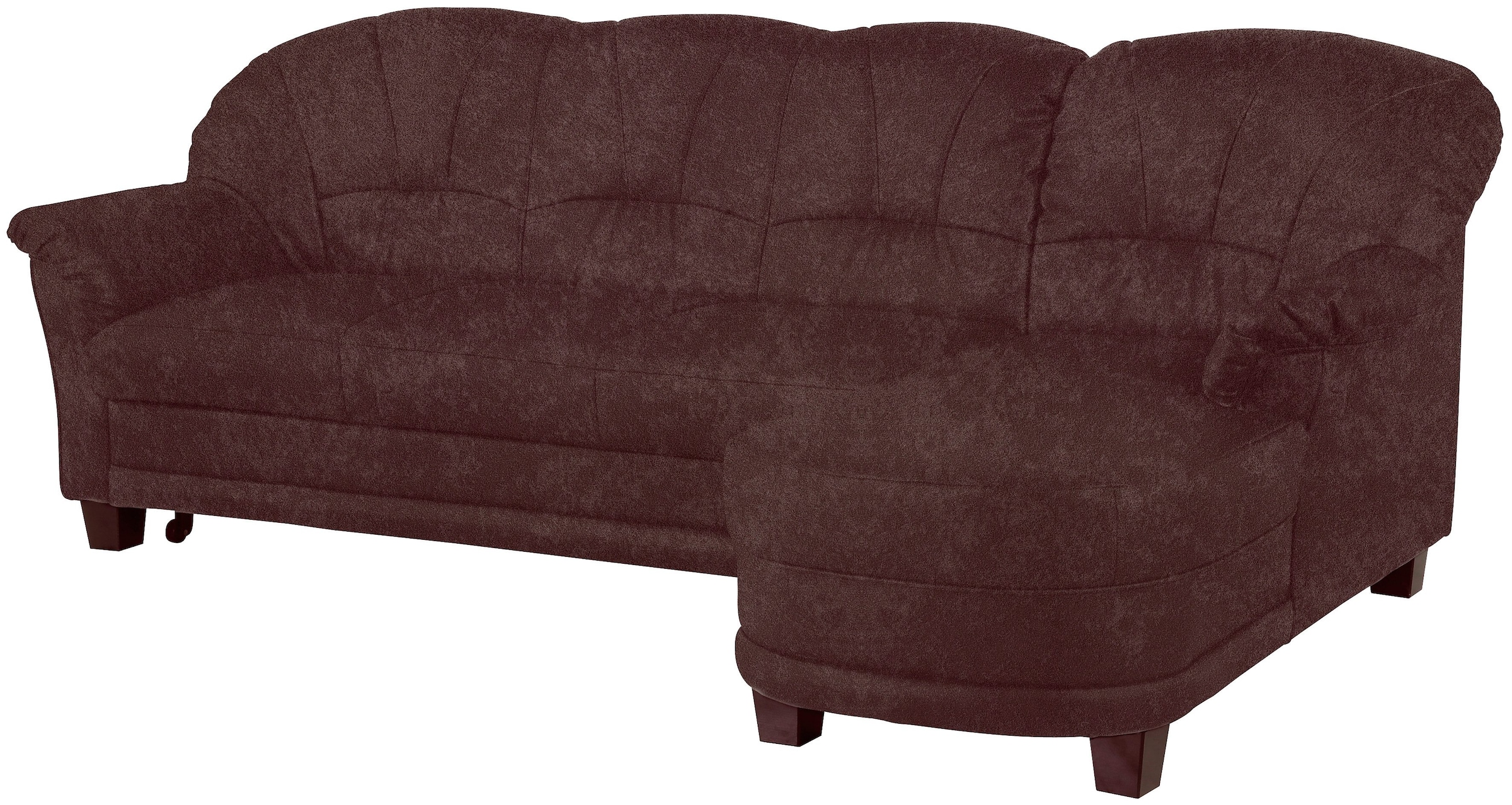 Home affaire Ecksofa »Camelita, Landhaus Sofa, 2 Varianten: Recamiere- oder Ottomane, L-Form«, wahlweise mit Bettfunktion