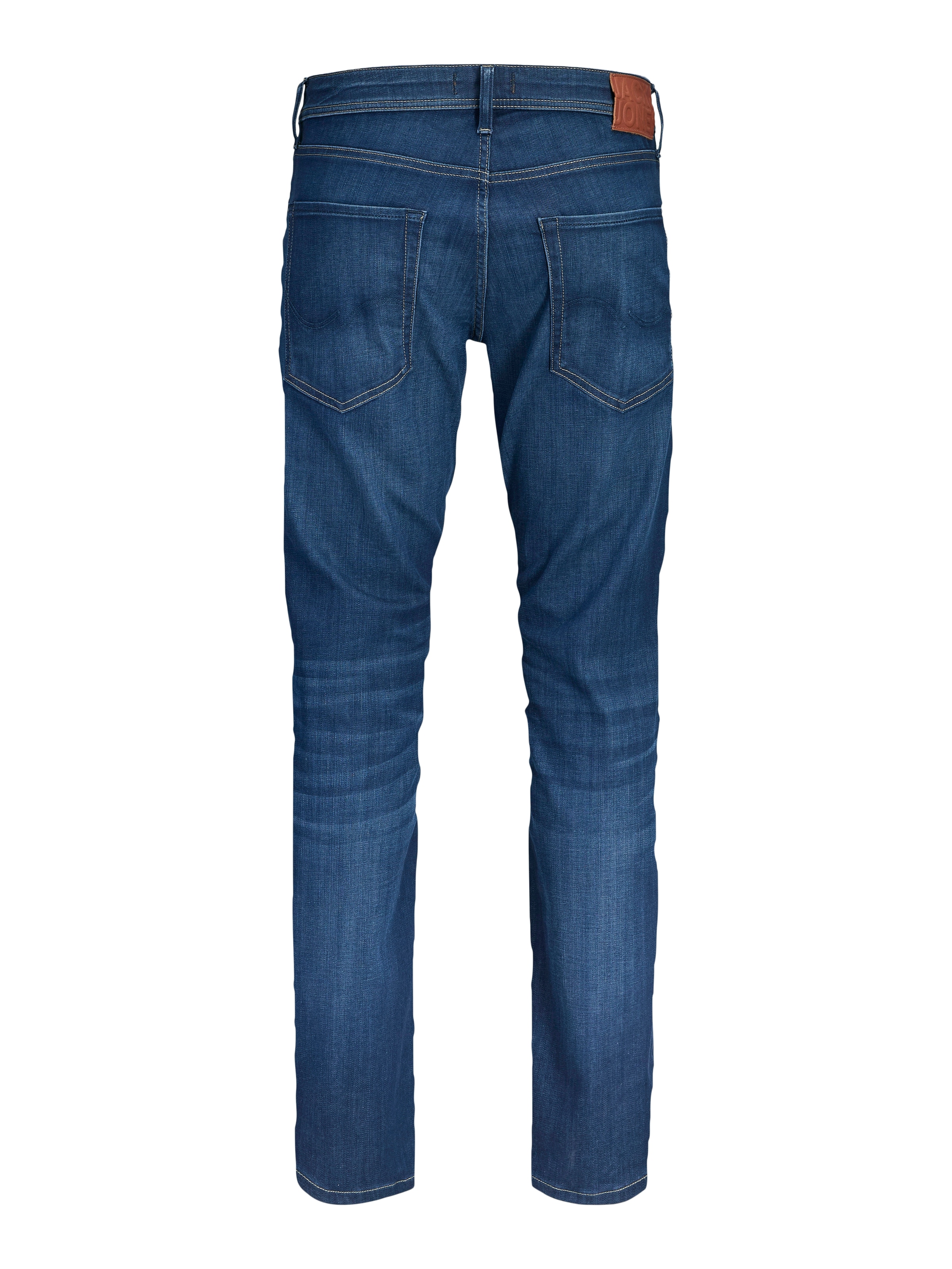 Jack & Jones Regular-fit-Jeans »JJICLARK mit Used-Look und Stretch für den Alltag« mit Abriebeffekten