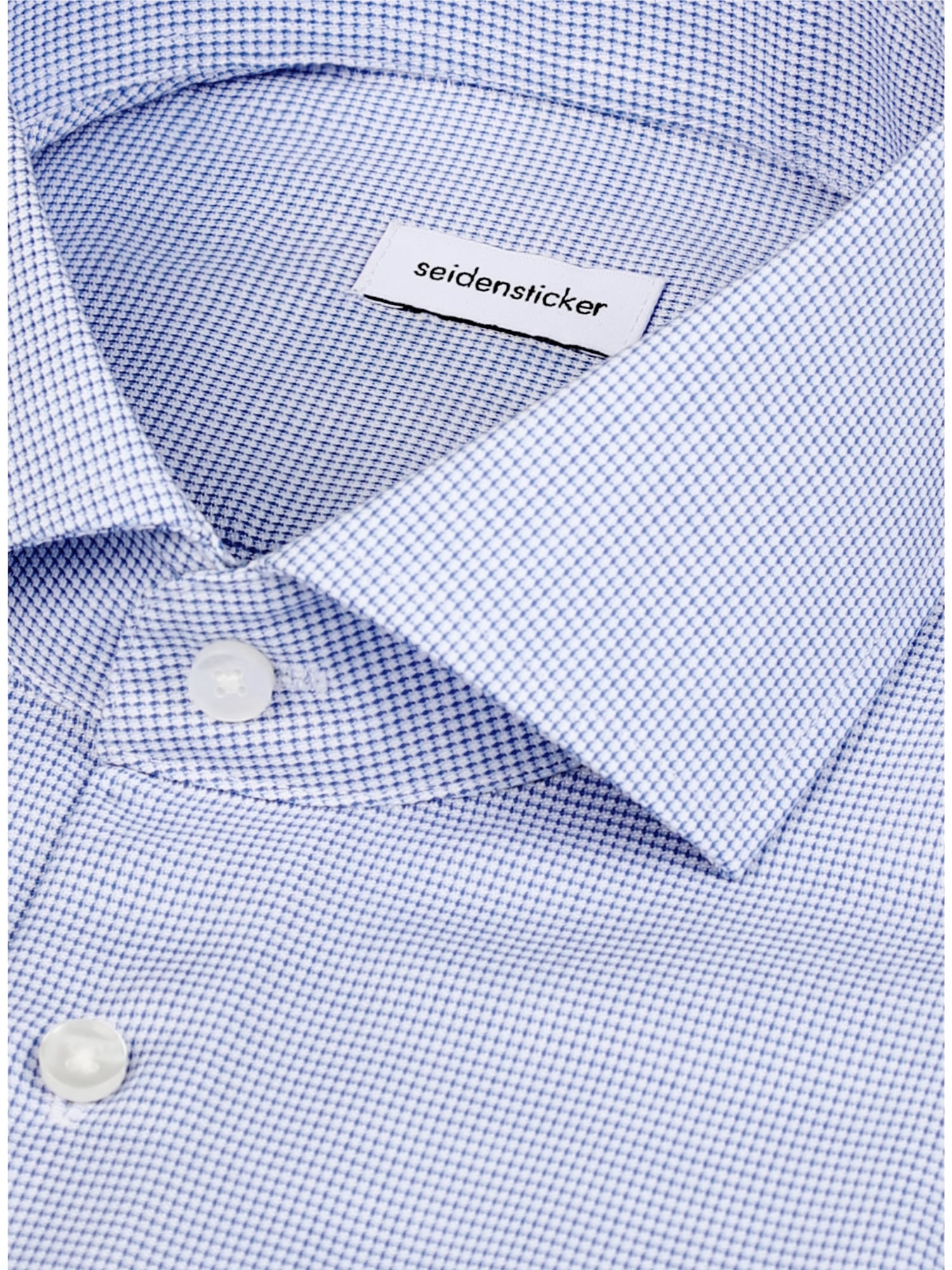 seidensticker Businesshemd »Schwarze Rose« Regular 1/2 Kentkragen Struktur