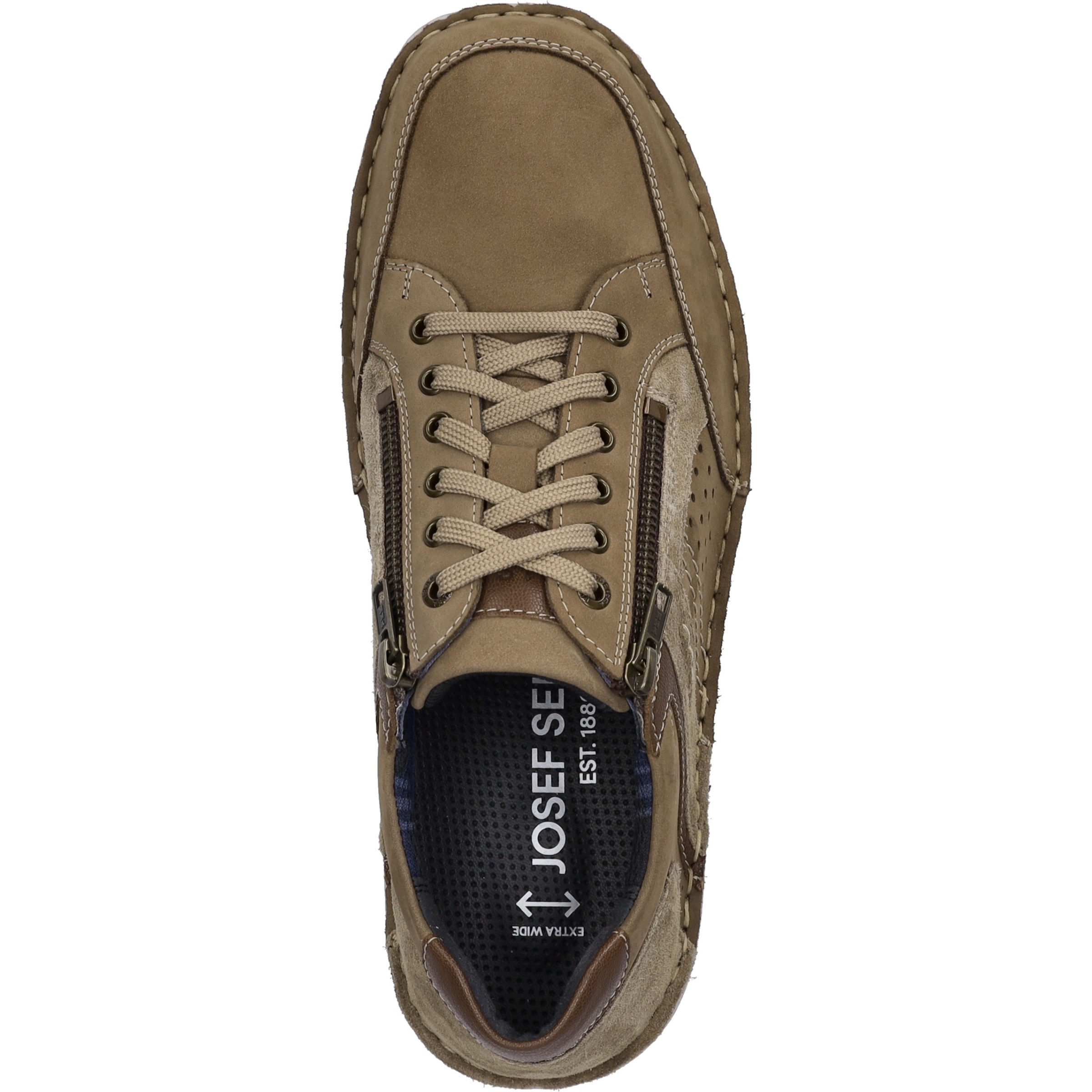 Josef Seibel Schnürschuh »New Anvers 87, sand-kombi«