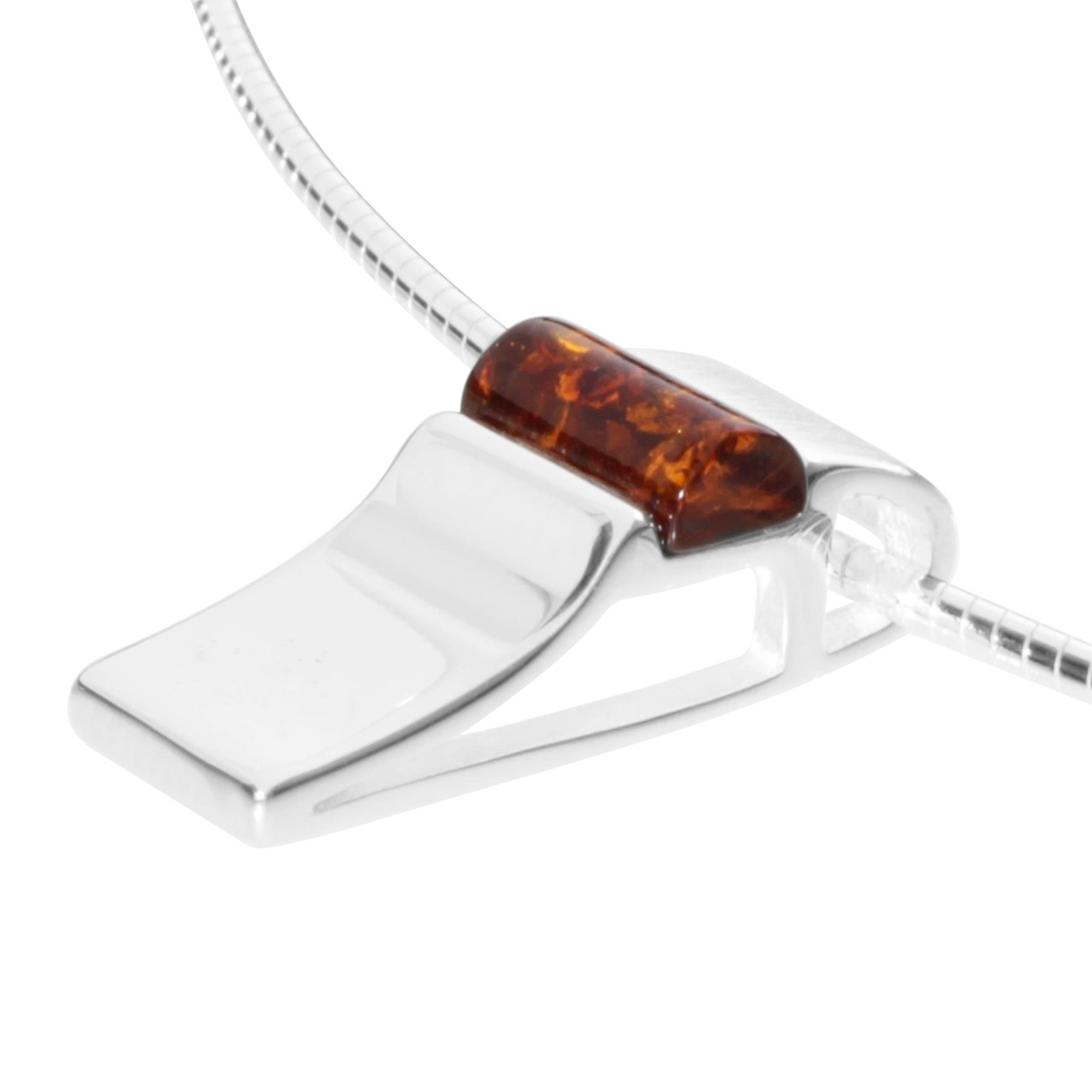 OSTSEE-SCHMUCK Kette mit Anhänger »- Gleiter-Marja - Silber 925/000 - Bernstein«