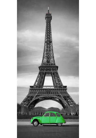 Papermoon Fototapete »Paris - Türtapete«, matt, Vlies, 2 Bahnen, 90 x 200 cm kaufen