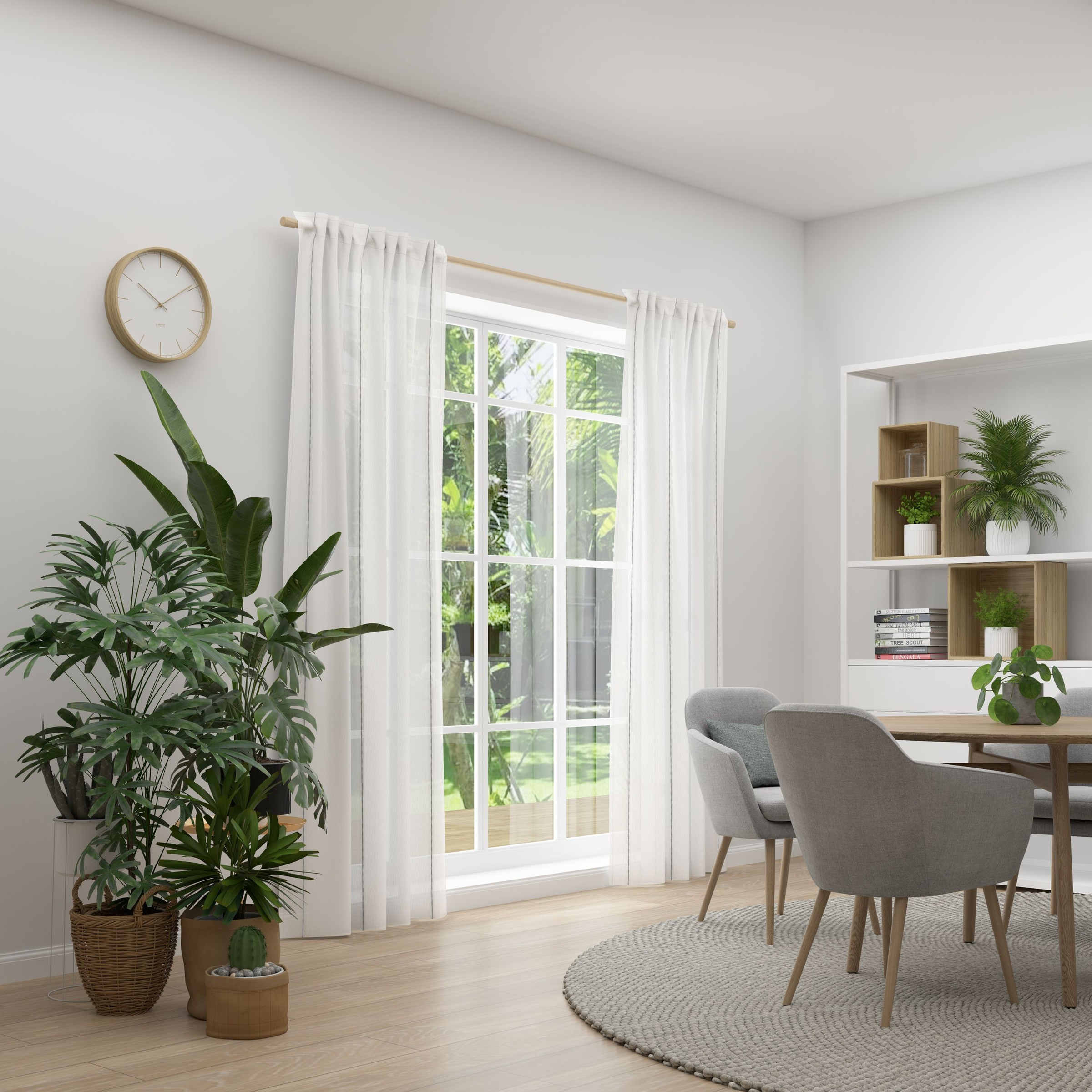 Neutex for you! Vorhang »RASA« Multifunktionsband 1 Stk. tlg. Feiner Längsstreifen, dezenter Struktureffekt