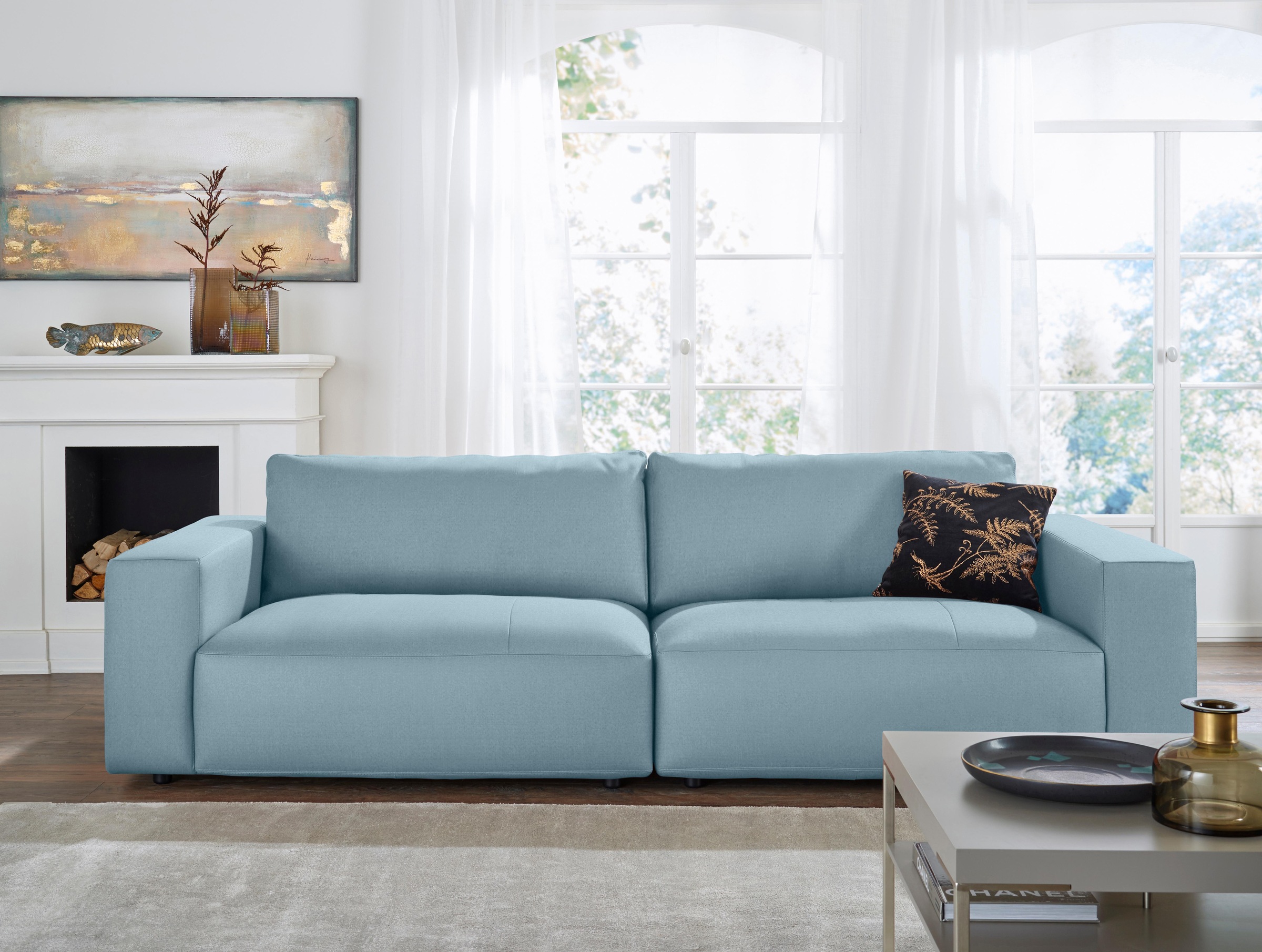Musterring Big-Sofa »LUCIA«, in vielen Qualitäten und 4 unterschiedlichen Nähten, 3-Sitzer