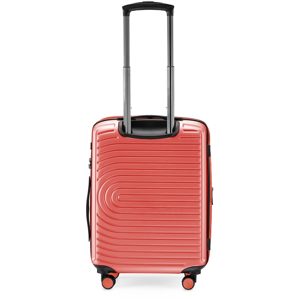 Hauptstadtkoffer Hartschalen-Trolley »Mitte, korall, 55 cm«, 4 Rollen