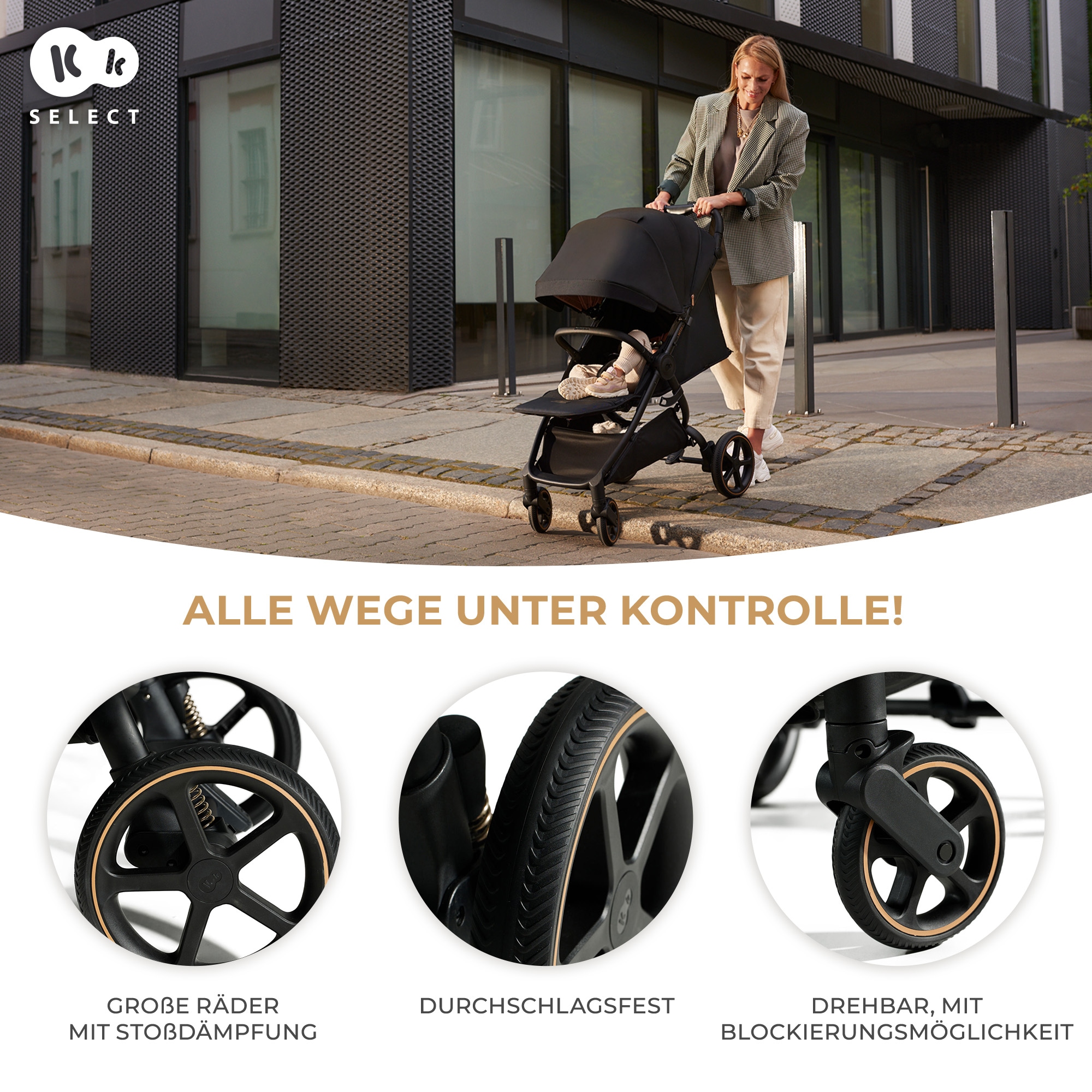 Kinderkraft Kinder-Buggy »MITZY« 27 kg