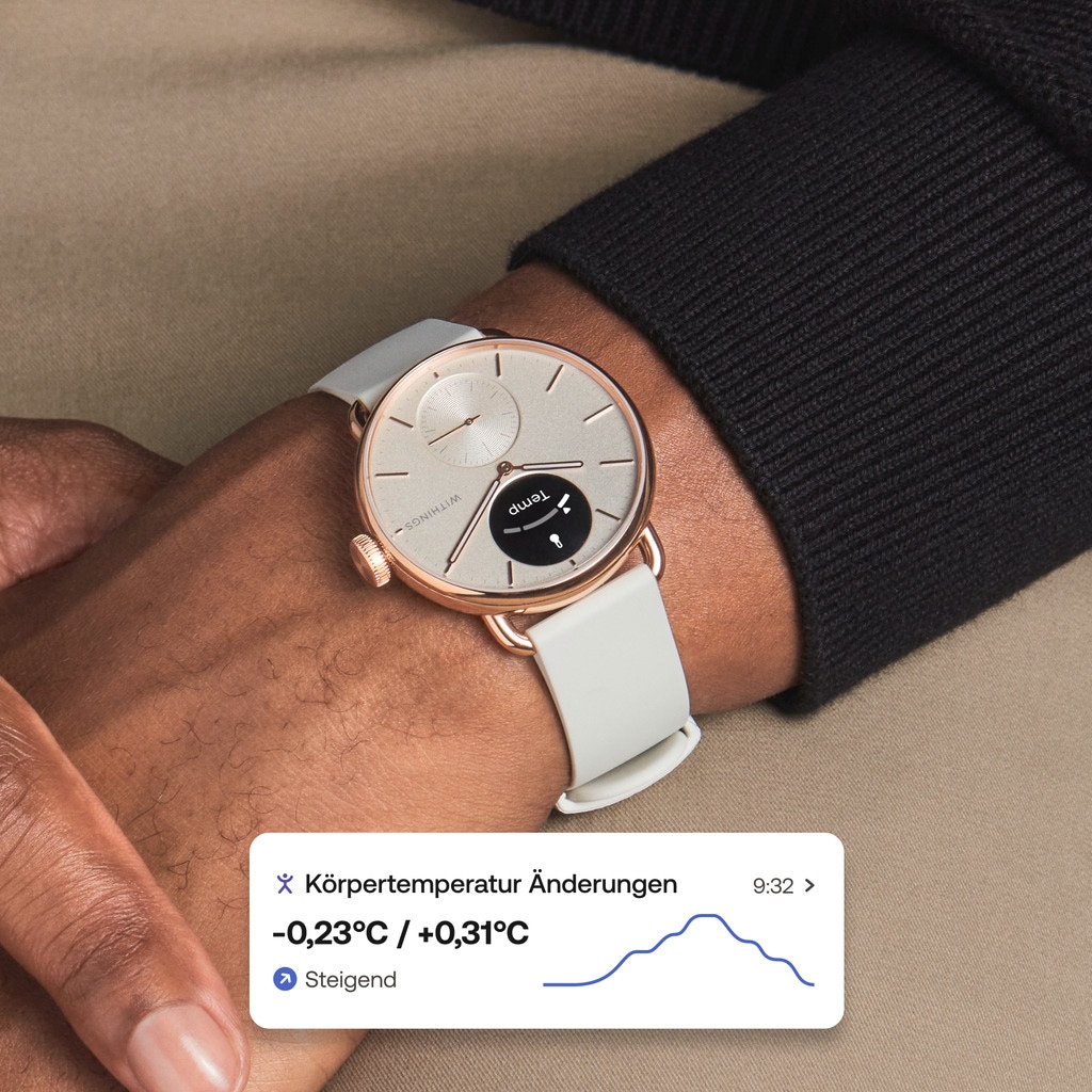 Withings Smartwatch »ScanWatch 2 (38 mm)«, (1,6 cm / 0,63 Zoll), Proprietär,)