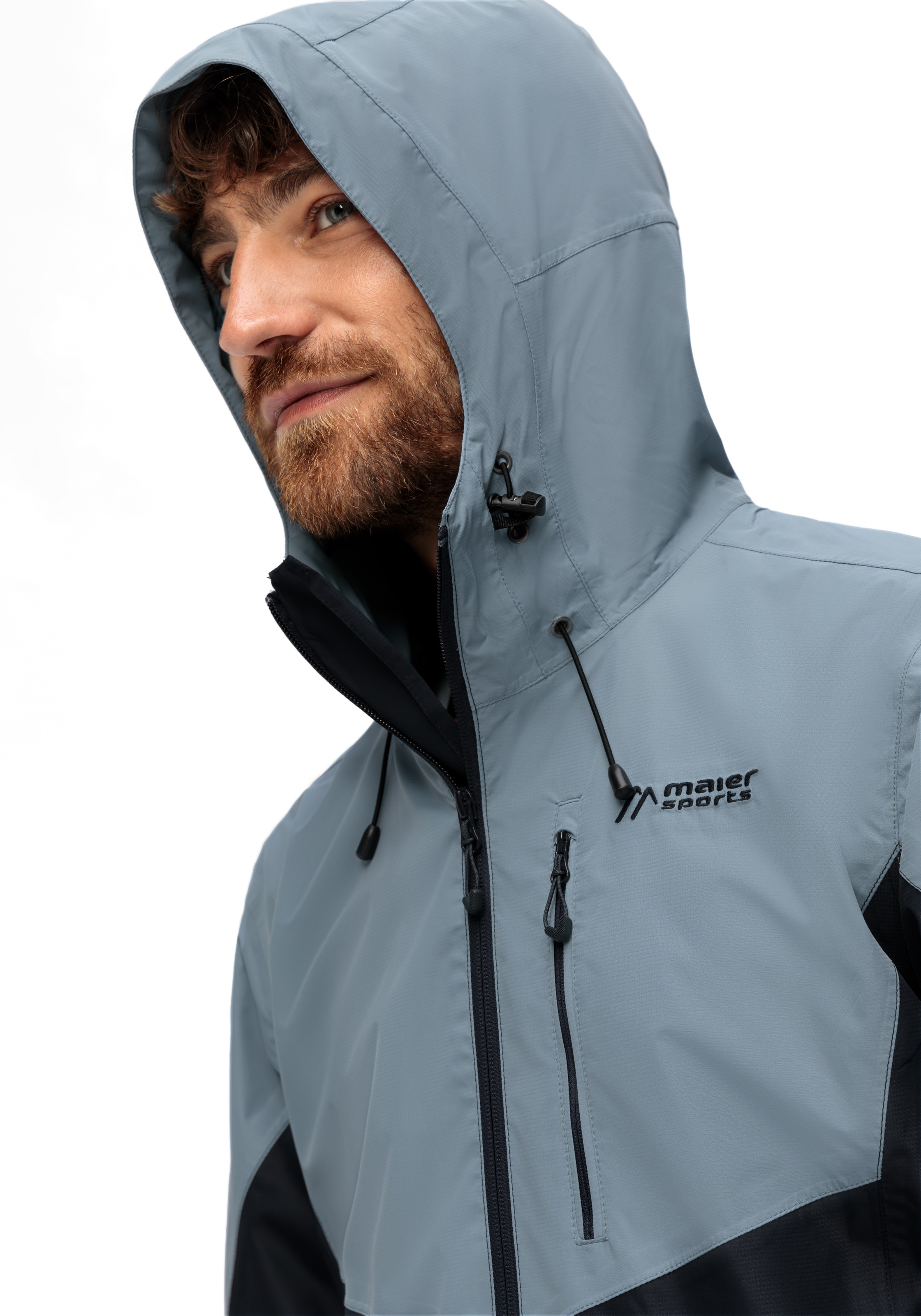 Maier Sports Outdoorjacke »Schlufterkopf M«, Herren Jacke wasserdicht, Funktionsjacke 3 Taschen außen + Innentasche
