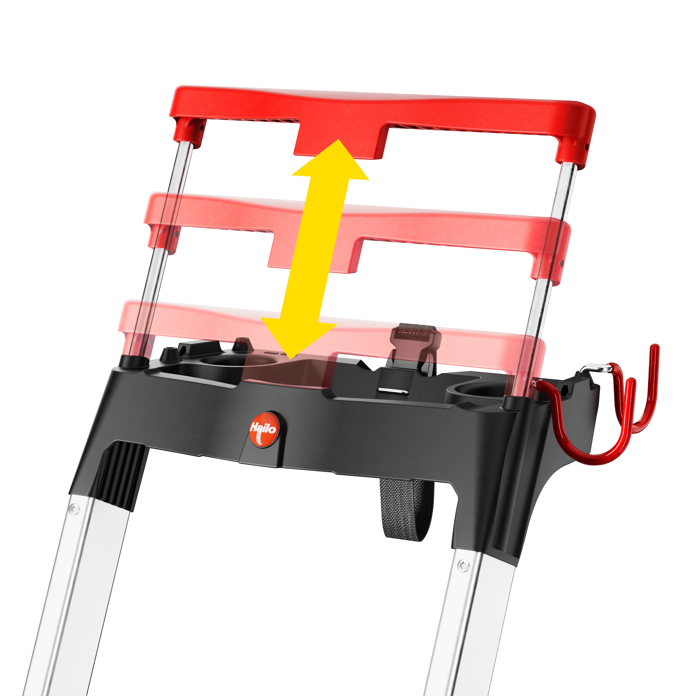 Hailo Stehleiter »L100 TopLine« Alu-Sicherheits-Stehleiter  7 Stufen