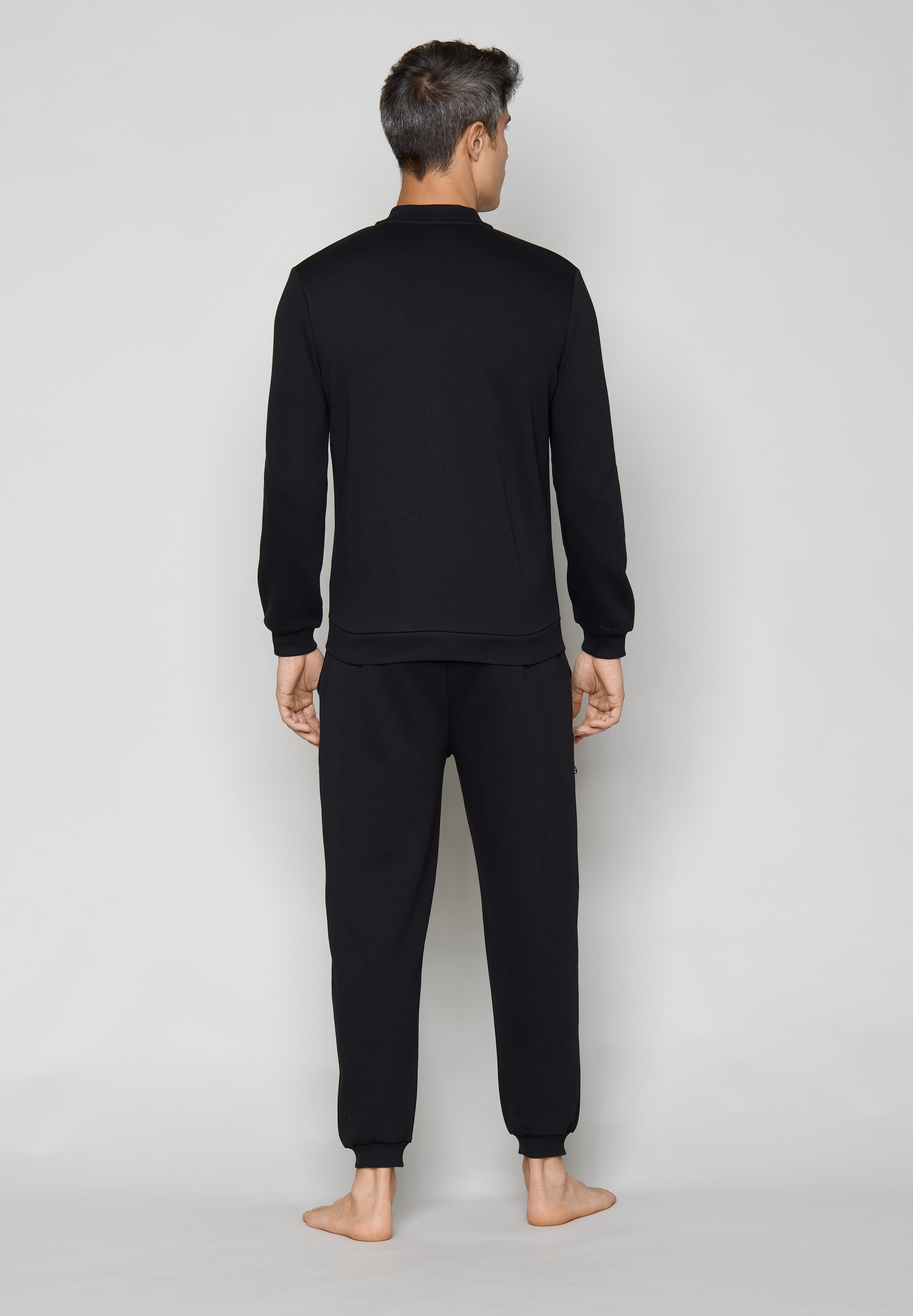 JOOP! Sweatjacke »Mix & Match (Dynamic Interlock)« für Homewear, aus Baumwollmischung, mit Reißverschluss