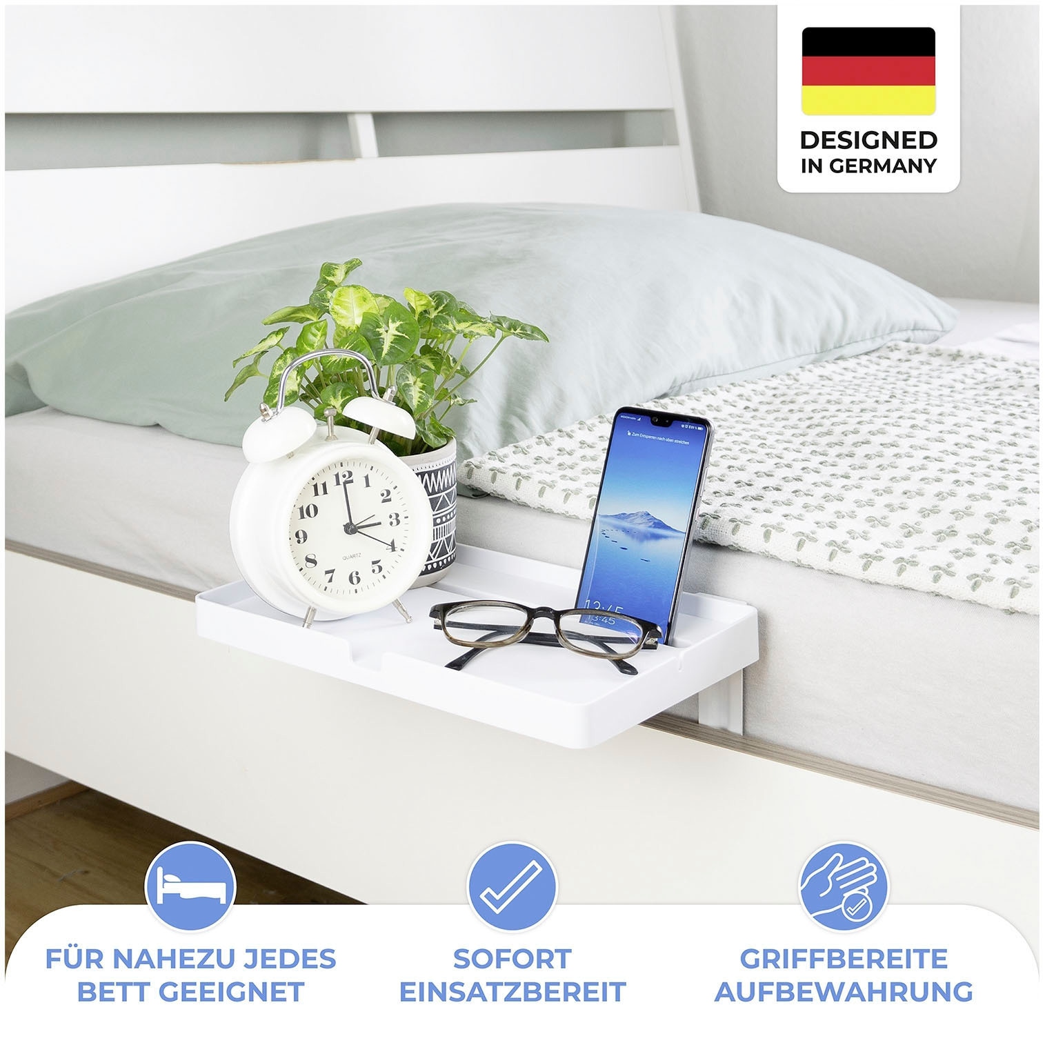 Maximex Nachttisch »Bett-Butler«, zum Einhängen ans Bett