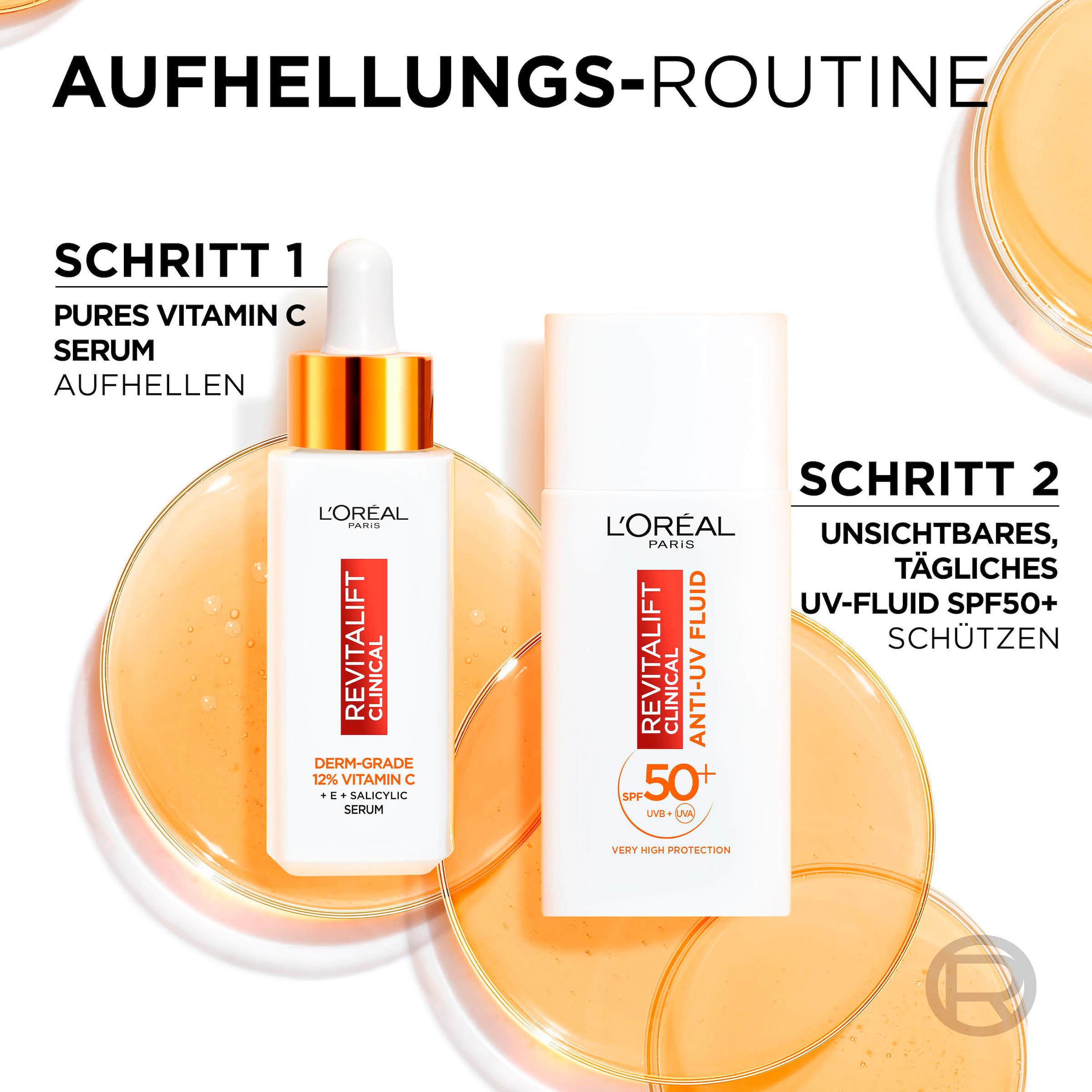 L'ORÉAL PARIS Gesichtspflege-Set »Revitalift Vitamin C Duo«, (Set, 2 tlg.), mit hoher Wirksamkeit