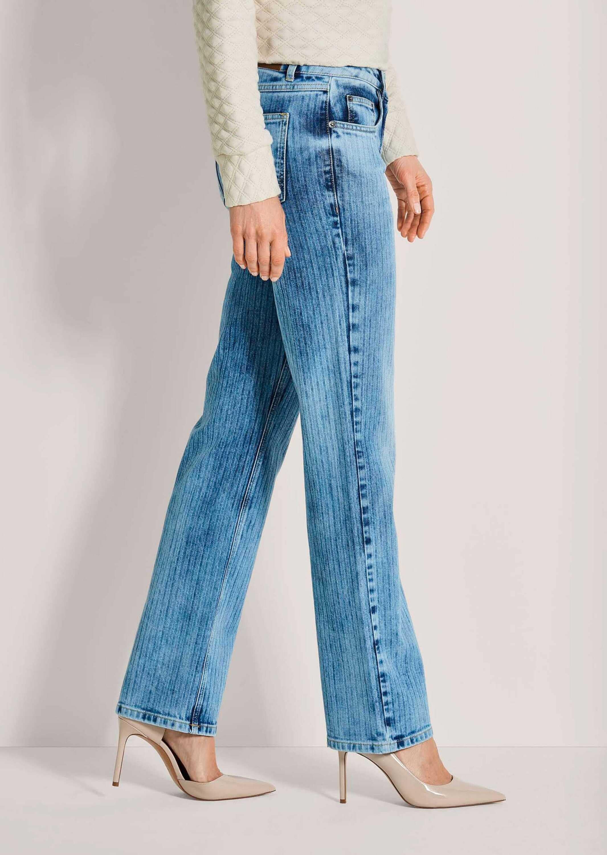 MADELEINE Regular-fit-Jeans »Jeans High Waist Five-Pocket-Jeans«