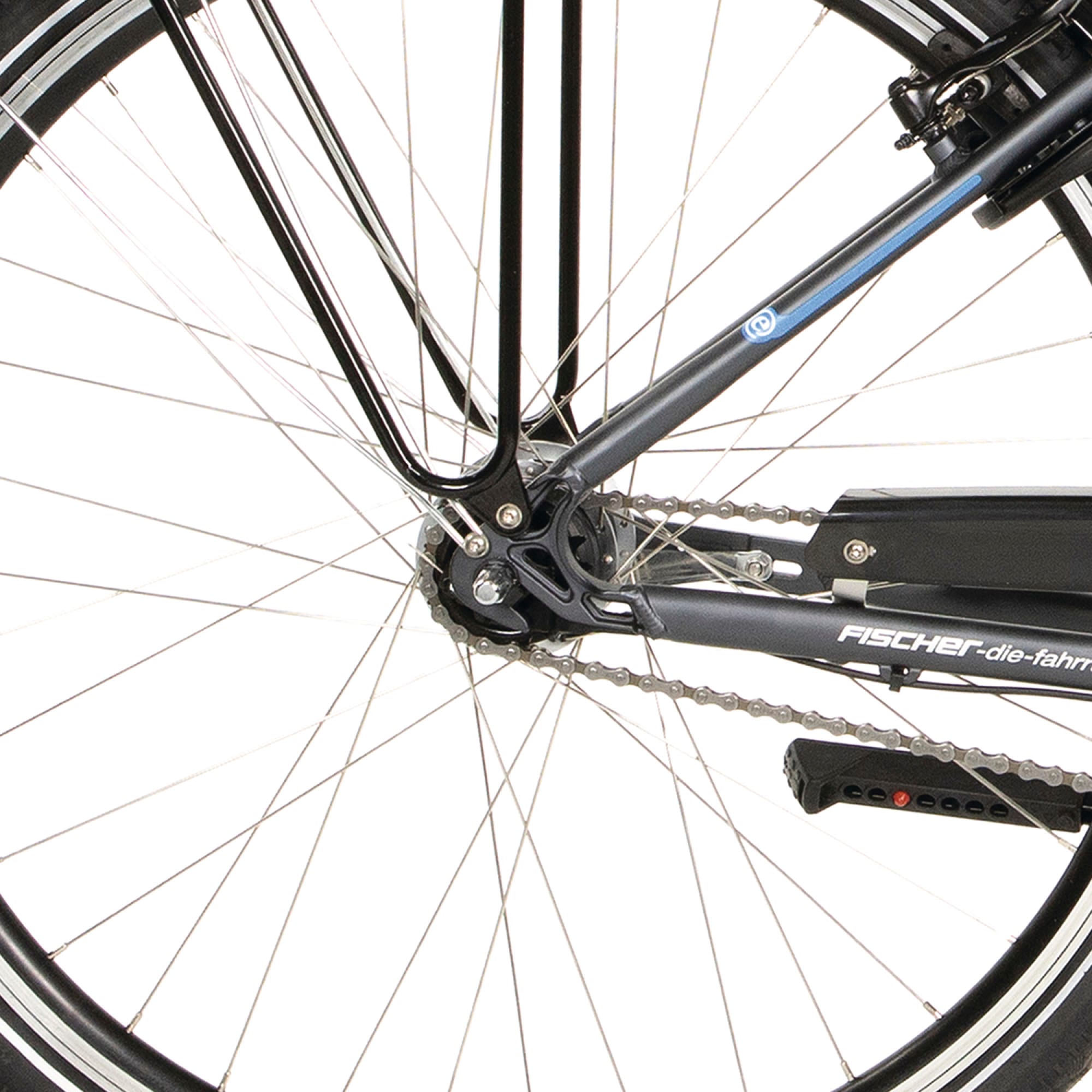 FISCHER Fahrrad E-Bike »CITA ECU 1401 44«, 7 Gang, Shimano, Nexus, Frontmotor 250 W, (mit Rahmenschloss), Pedelec, Elektrofahrrad für Damen u. Herren
