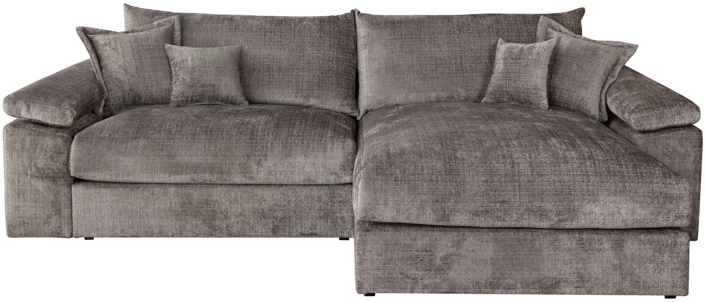 Home affaire Ecksofa »Soft&Cosy XXL L-Form - Breite 303 cm«, Mega-Sofa, Cord oder Chenille-Struktur, Federkern-Polsterung