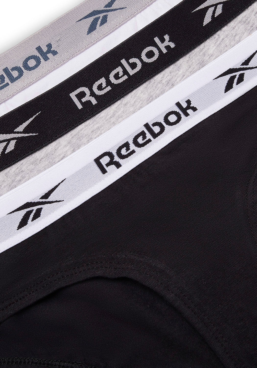 Reebok Bikinislip »CARINA« eng, basic, bequem, mit Logo, breiter Bund, Baumwollmix