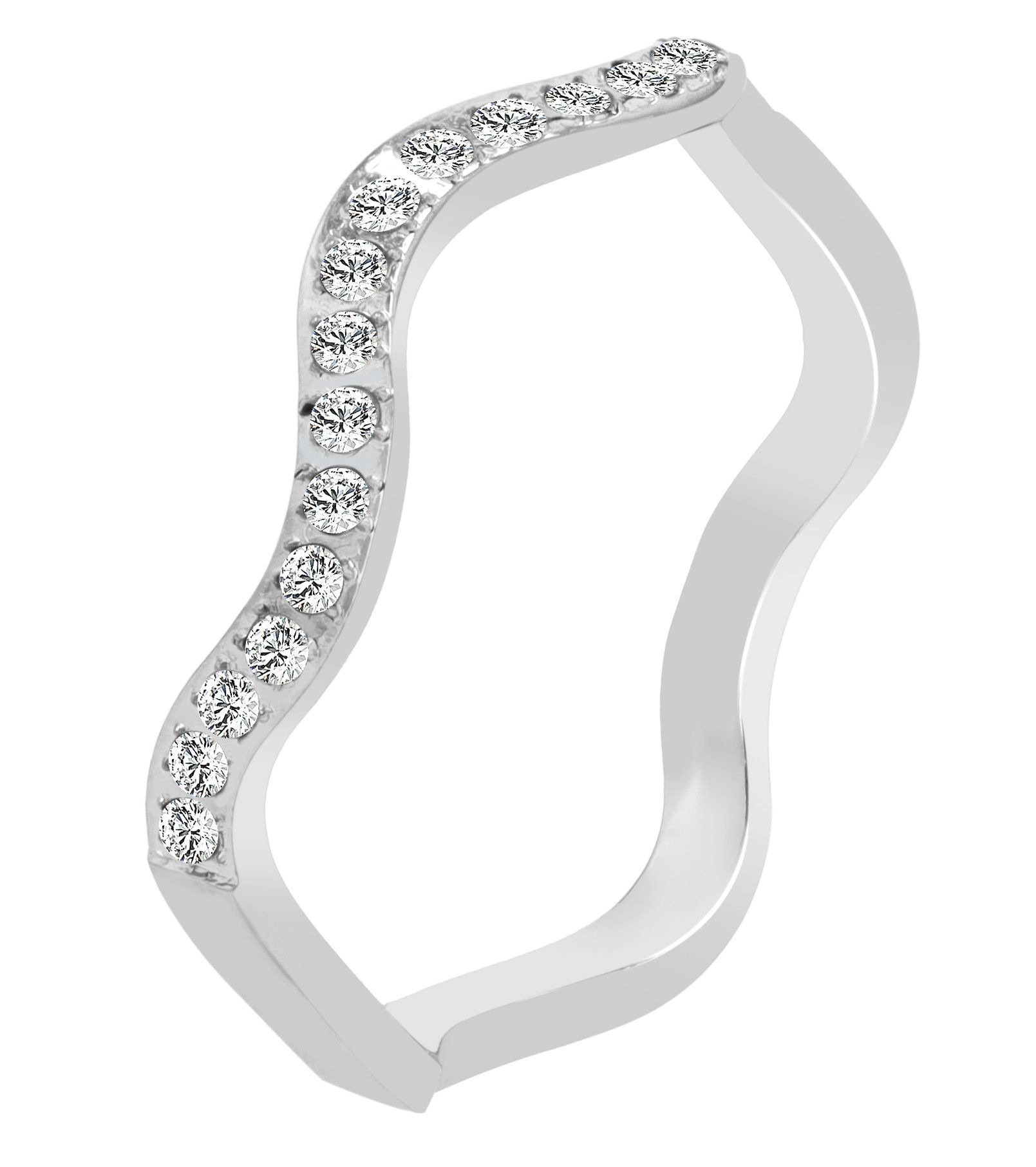 Adelia´s Fingerring »Damen Ring aus Edelstahl«