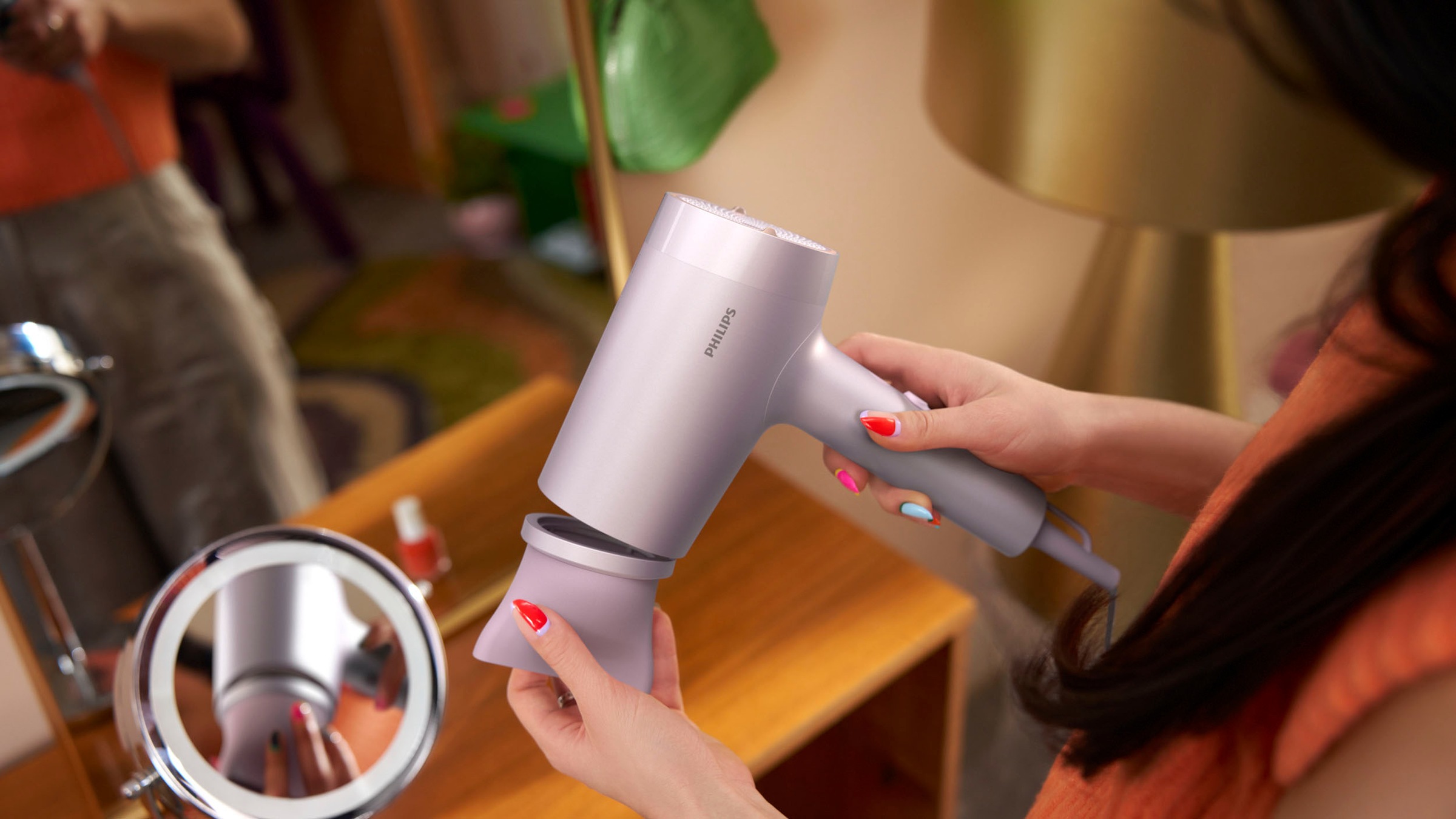 Philips Haartrockner »Serie 7000 BHD723/10«, 1800 W, 2 Aufsätze, mit ThermoShield Advanced, 4 Hitze- und 2 Geschwindigkeitsstufen