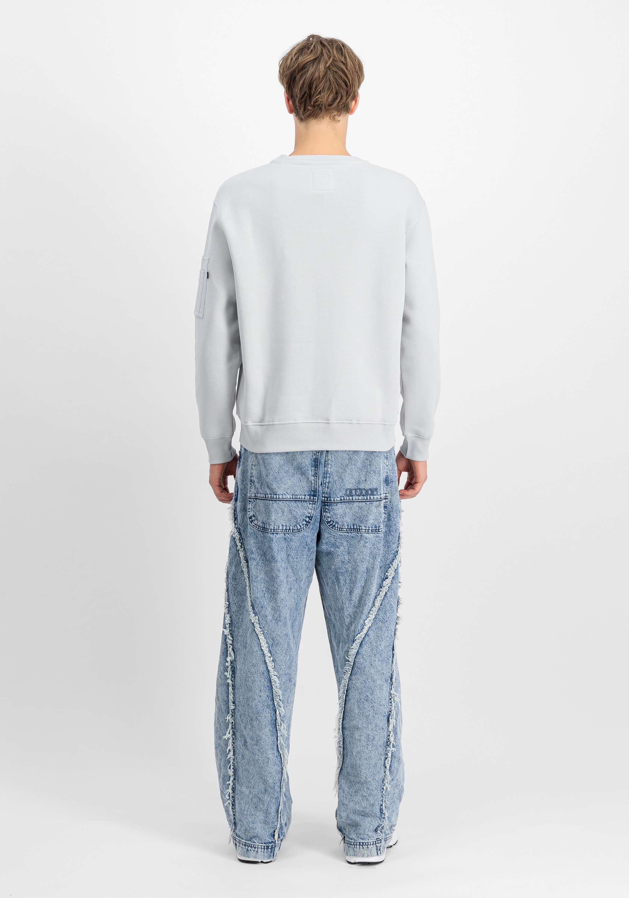 Alpha Industries Sweater »Alpha Industries Men - Sweatshirts Logo Edge Sweatshirt«