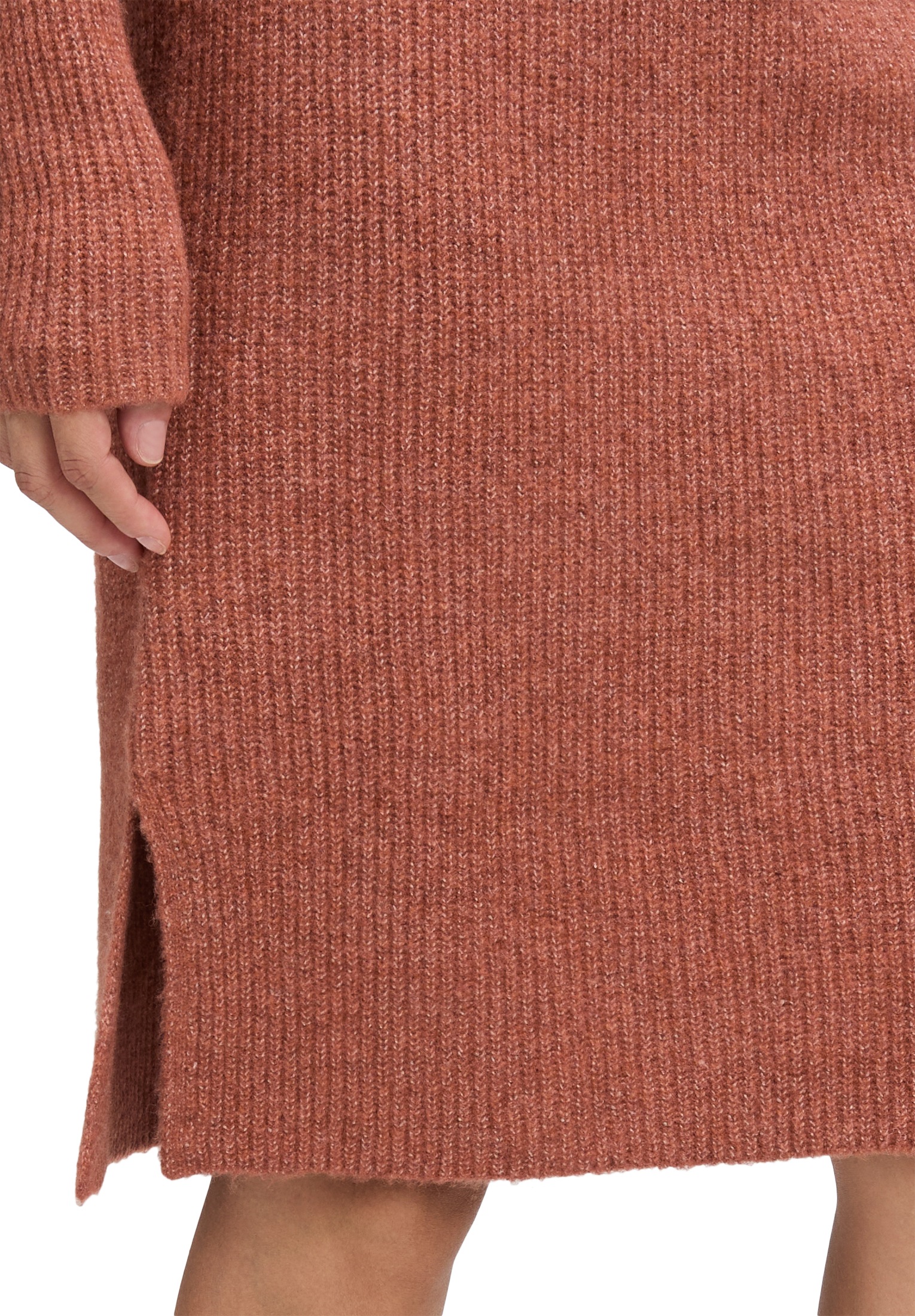 Cartoon Strickkleid »Strickkleid mit Stehkragen«