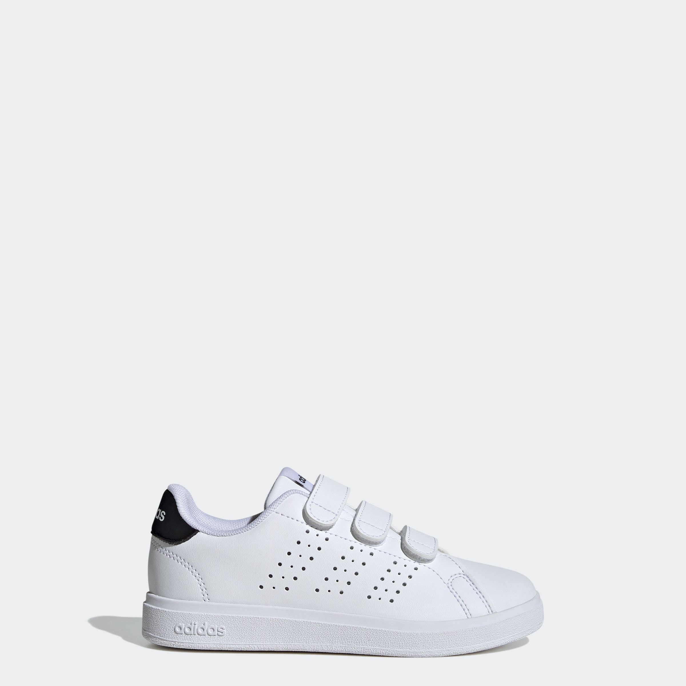 adidas Sportswear Klettschuh »ADVANTAGE BASE 2.0 KIDS«, Design auf den Spuren des adidas Stan Smith