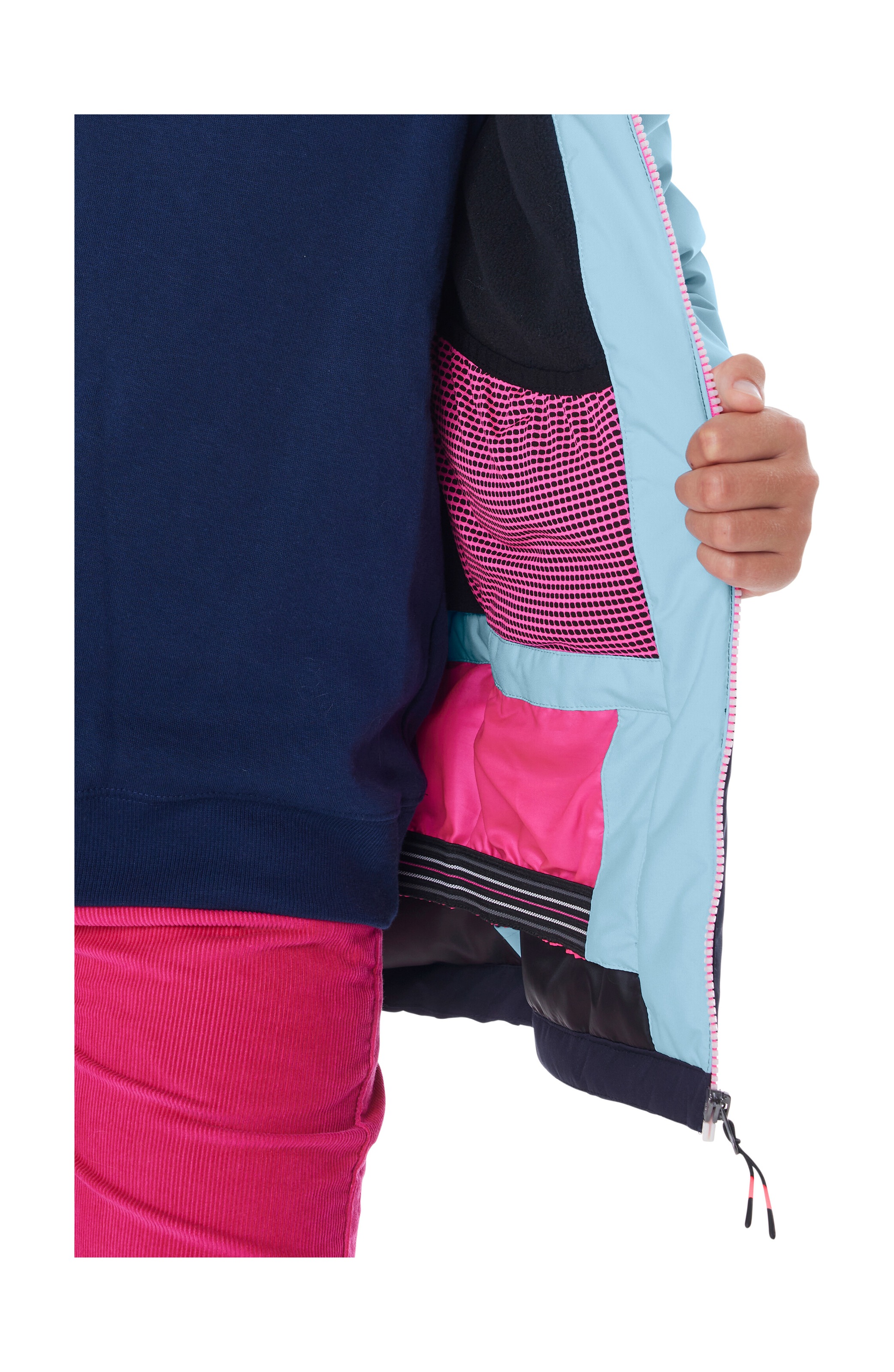 Killtec Skijacke »KSW 331 GRLS SKI JCKT« Atmungsaktive, wasserdichte Jacke mit Fleece-Innenseite, Skipasstasche