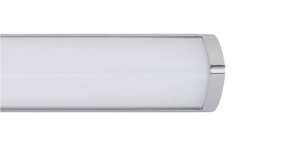 EGLO LED Wandleuchte »GITA 2 Wandlampe, Chrom, weiß, IP44, Spiegelleuchte, Badezimmerlampe«, 1 flammig, Leuchtmittel LED-Board | LED fest integriert, Feuchtraumleuchte, Badezimmer, elegant, minimalitisch, 60x7,5x7,5cm