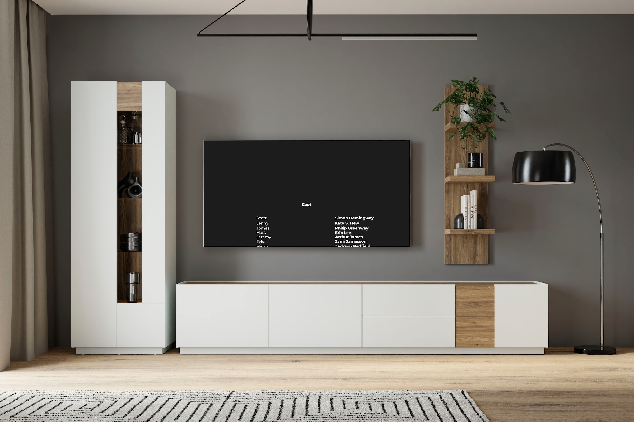 FORTE Lowboard »LewisvilleTV-Board, TV-Schrank«