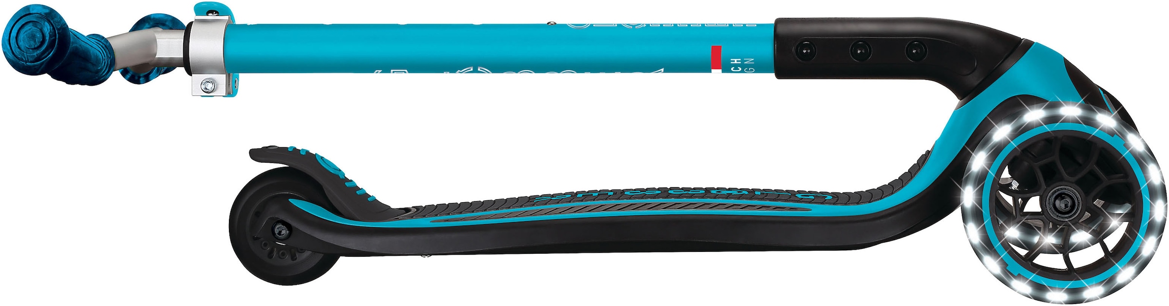 Globber Tretroller »ACE LIGHTS, mit Leuchtrollen«