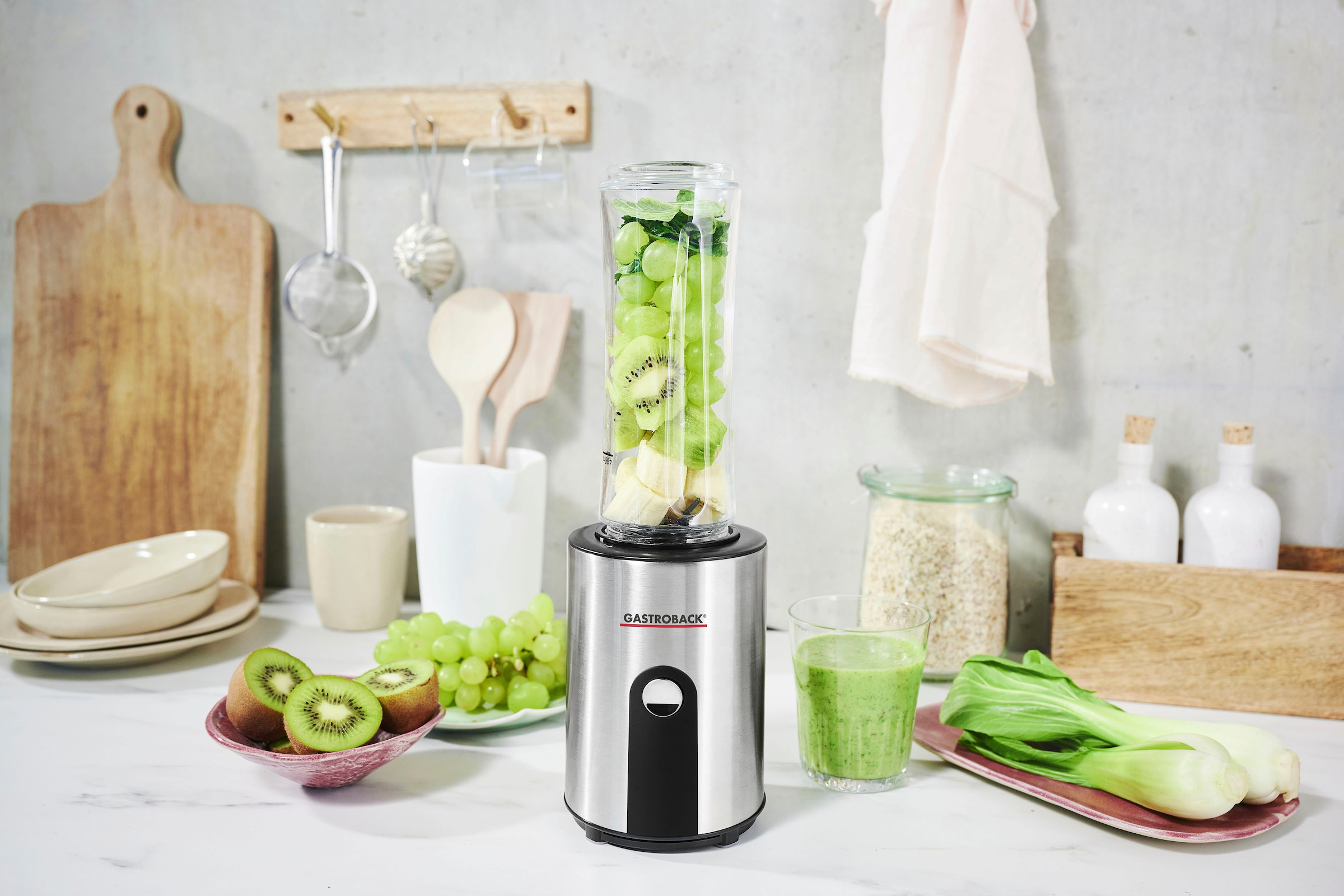 Gastroback Standmixer »Design Smoothie Maker Mix & Go 41033« 300 W