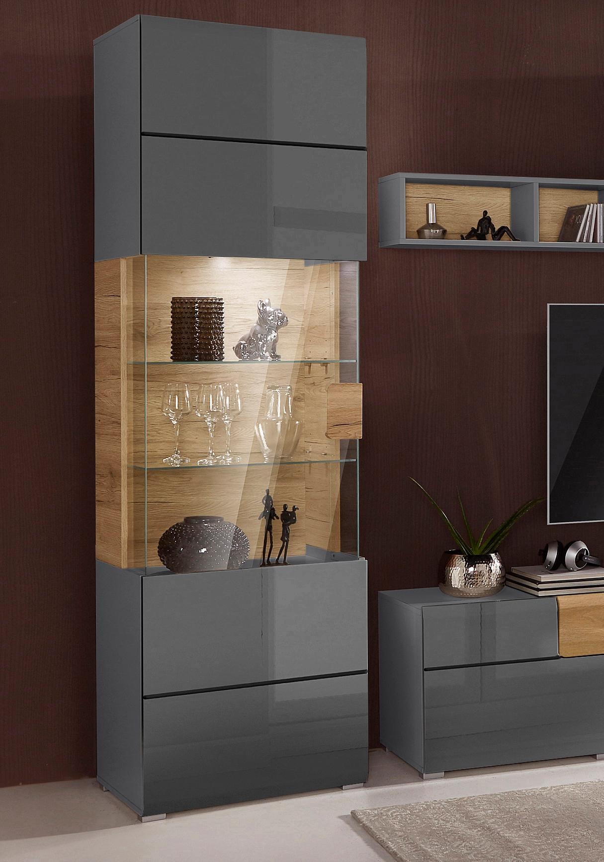 TRENDMANUFAKTUR Vitrine »Toledo«, Höhe 204 cm
