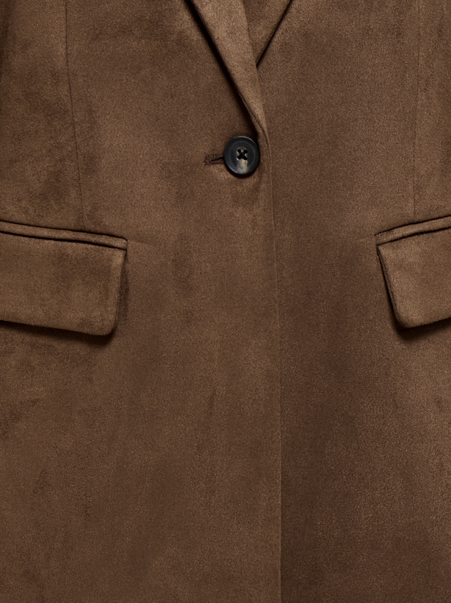 ONLY Lederimitat-Blazer »ONLADDI L/S FAUX SUEDE BLAZER TLR« Materialmix, loose fit
